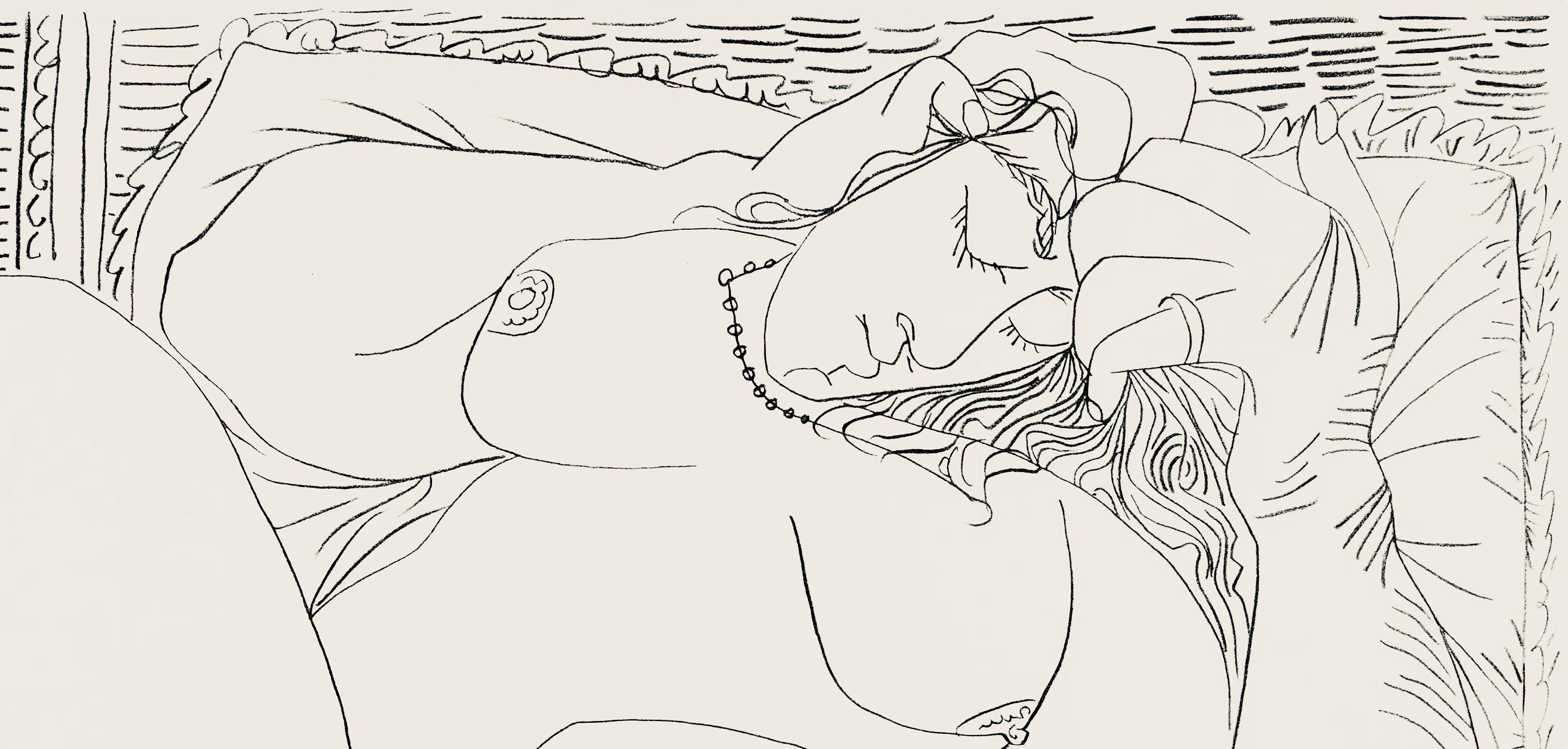 Picasso, Composition (Orozco 193-204), Au Baiser D'Avignon (after) - Print by Pablo Picasso