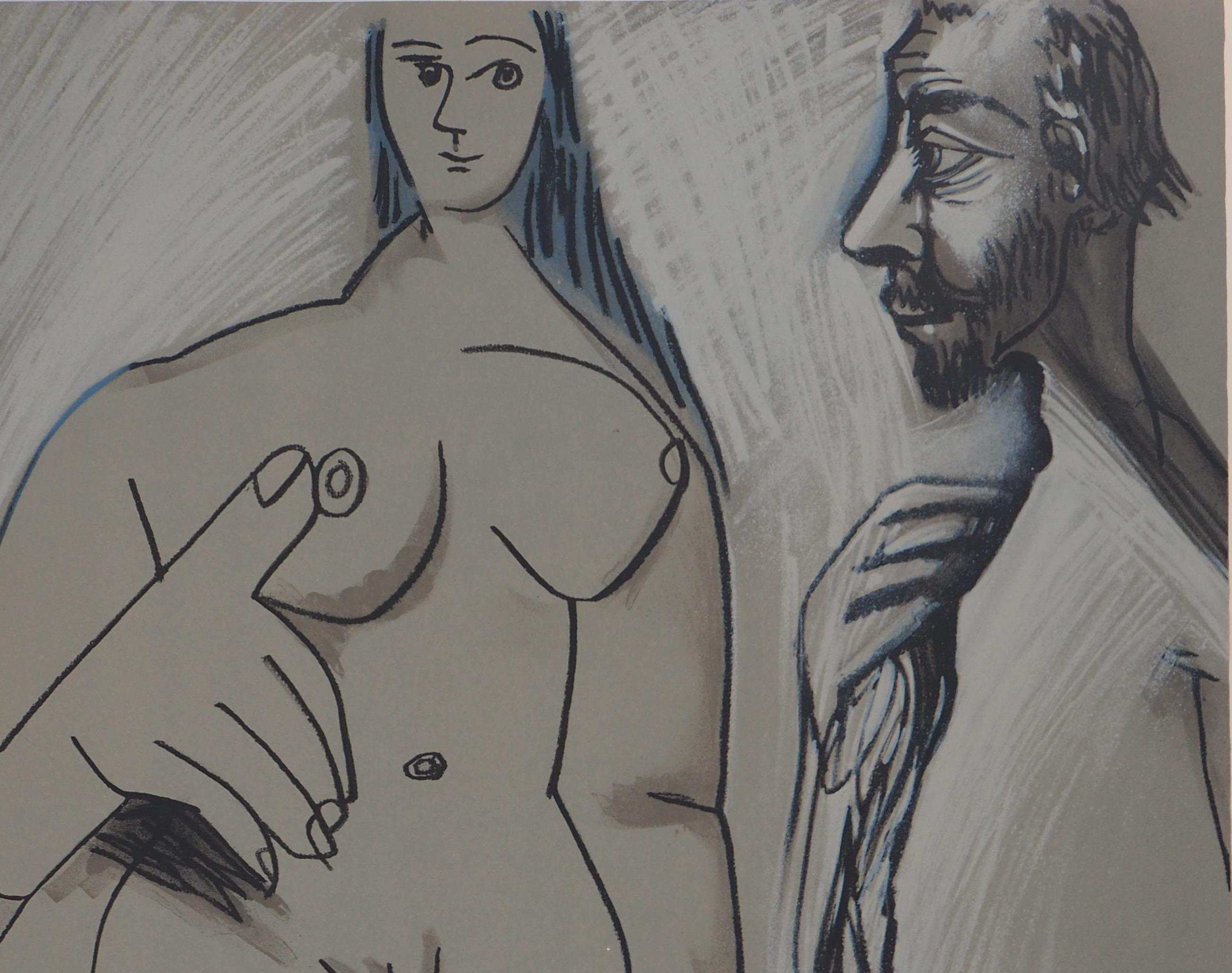 Picasso, Composition (Orozco 193-204), Au Baiser D'Avignon (after) - Print by Pablo Picasso