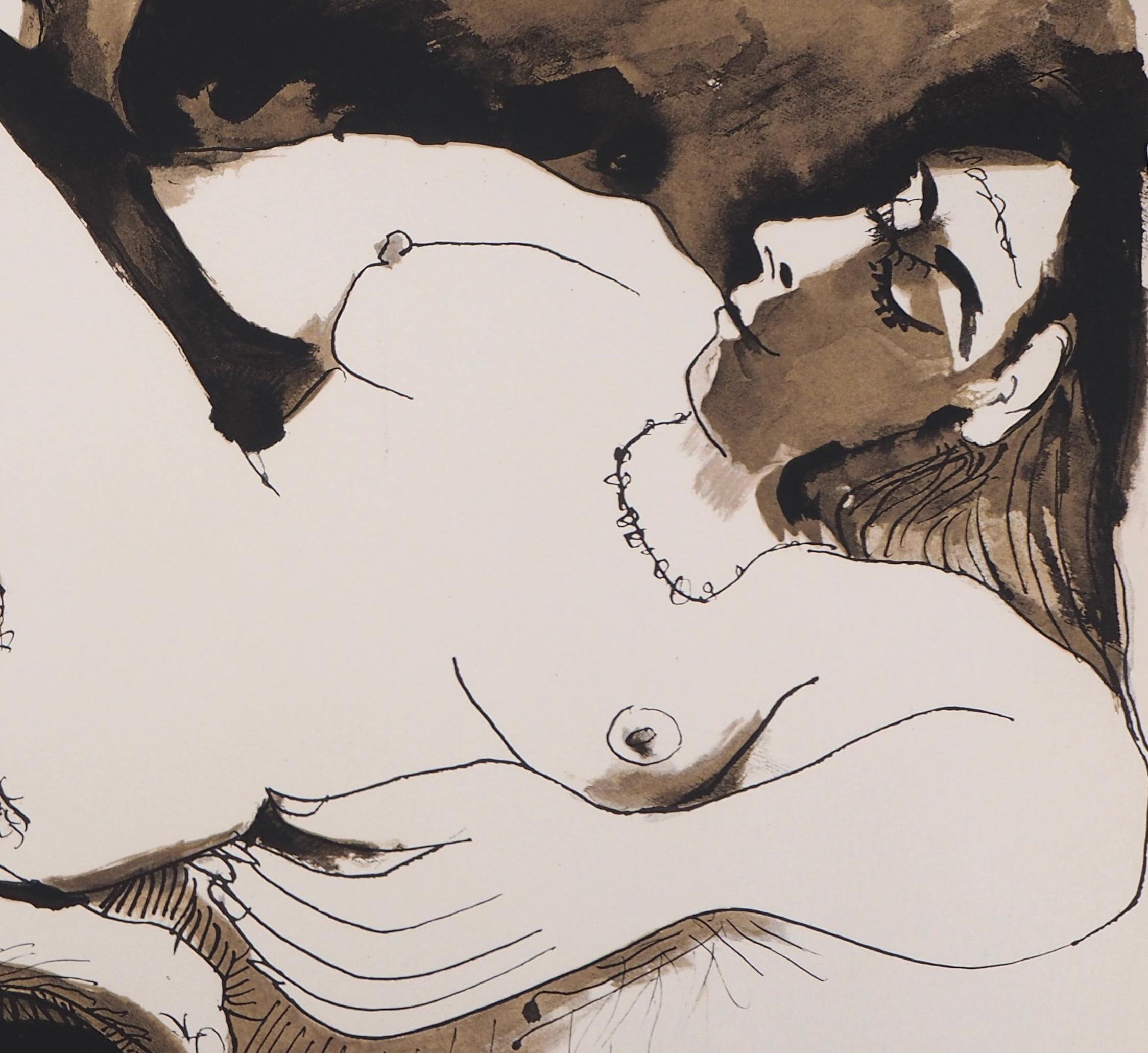 Picasso, Composition (Orozco 193-204), Au Baiser D'Avignon (après) - Cubisme Print par Pablo Picasso