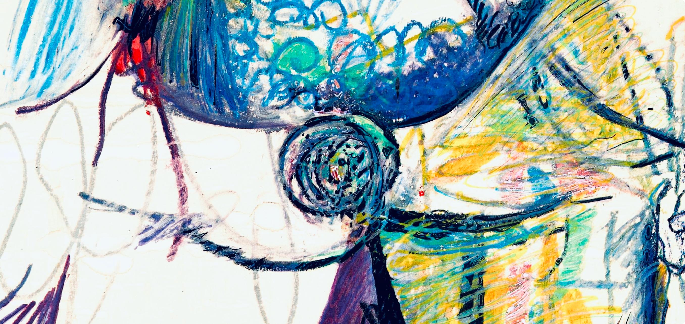 Picasso, Composition (Orozco 193-204), Au Baiser D'Avignon (après) - Cubisme Print par Pablo Picasso