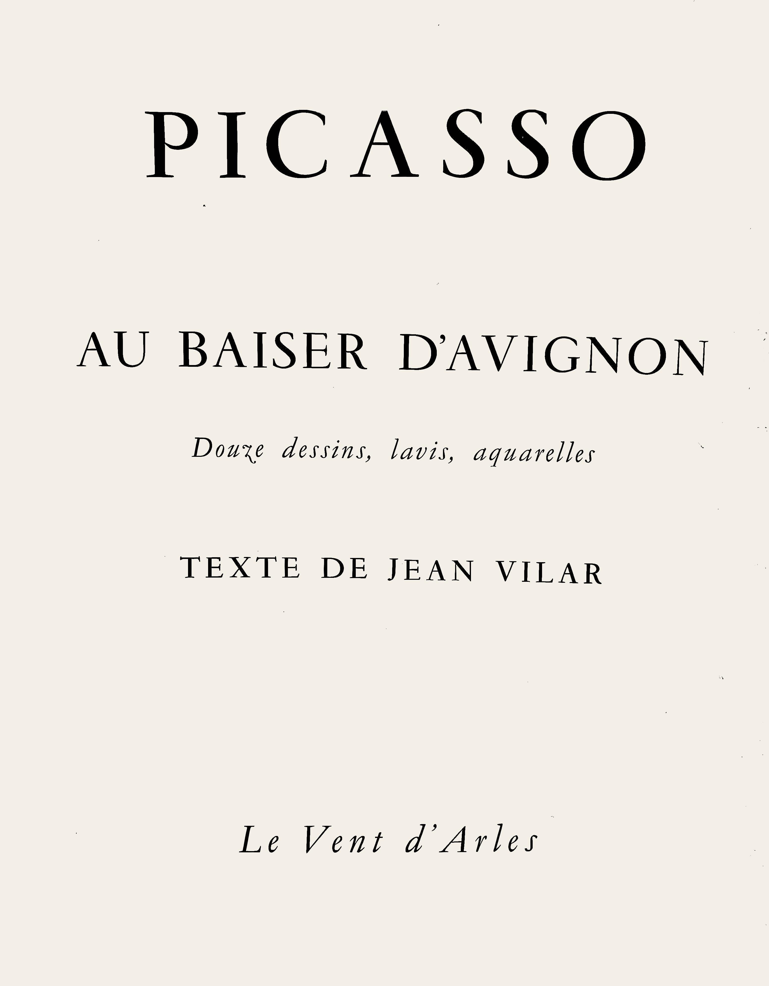Picasso, Composition (Orozco 193-204), Au Baiser D'Avignon (after) For Sale 1