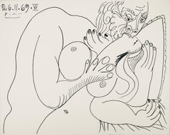 Picasso, Composition (Orozco 193-204), Au Baiser D'Avignon (après)