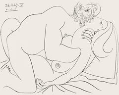 Picasso, Composition (Orozco 193-204), Au Baiser D'Avignon (after)