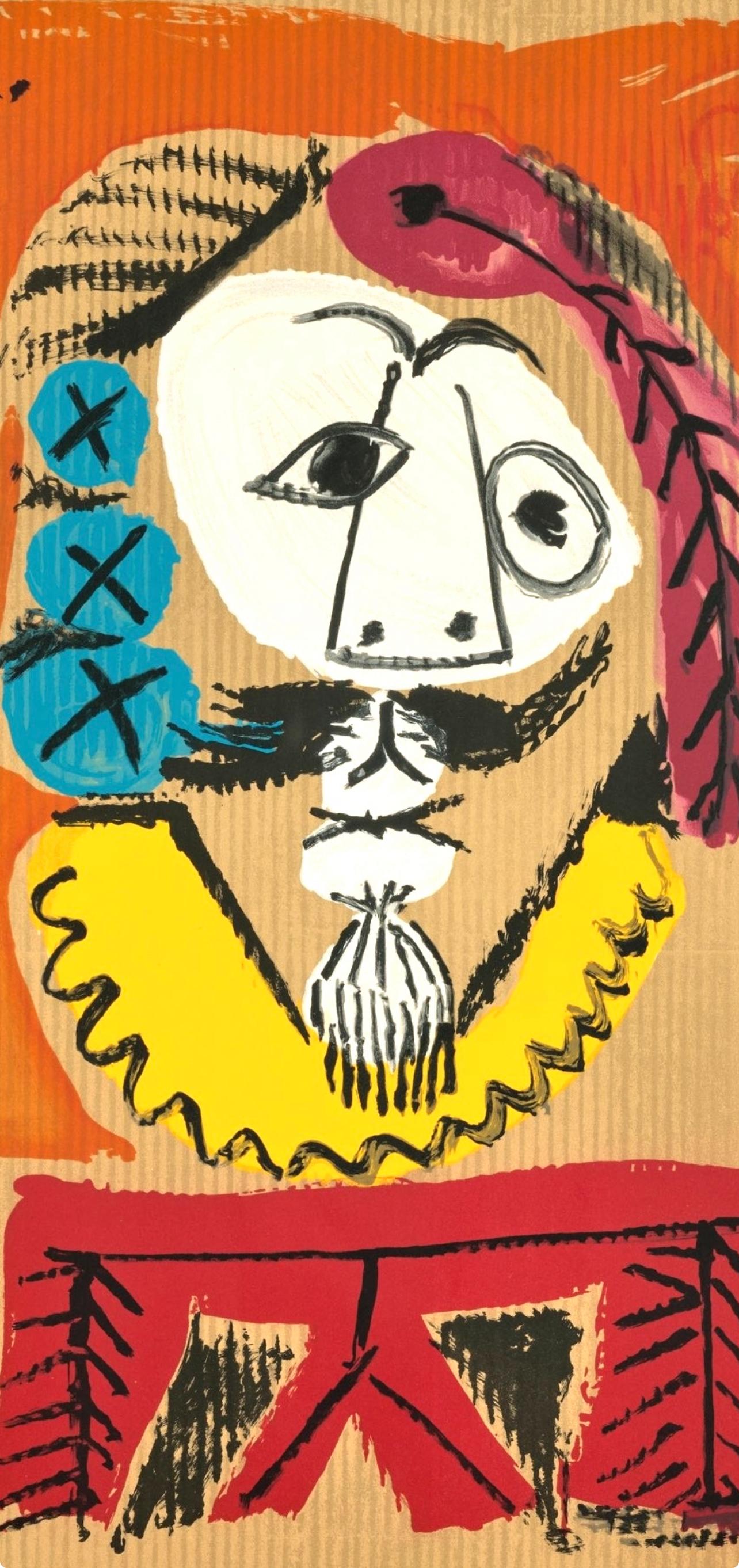 Picasso, Composition (Orozco 207-261), Vingt-Neuf Portraits Imaginaires (d'après) - Print de Pablo Picasso