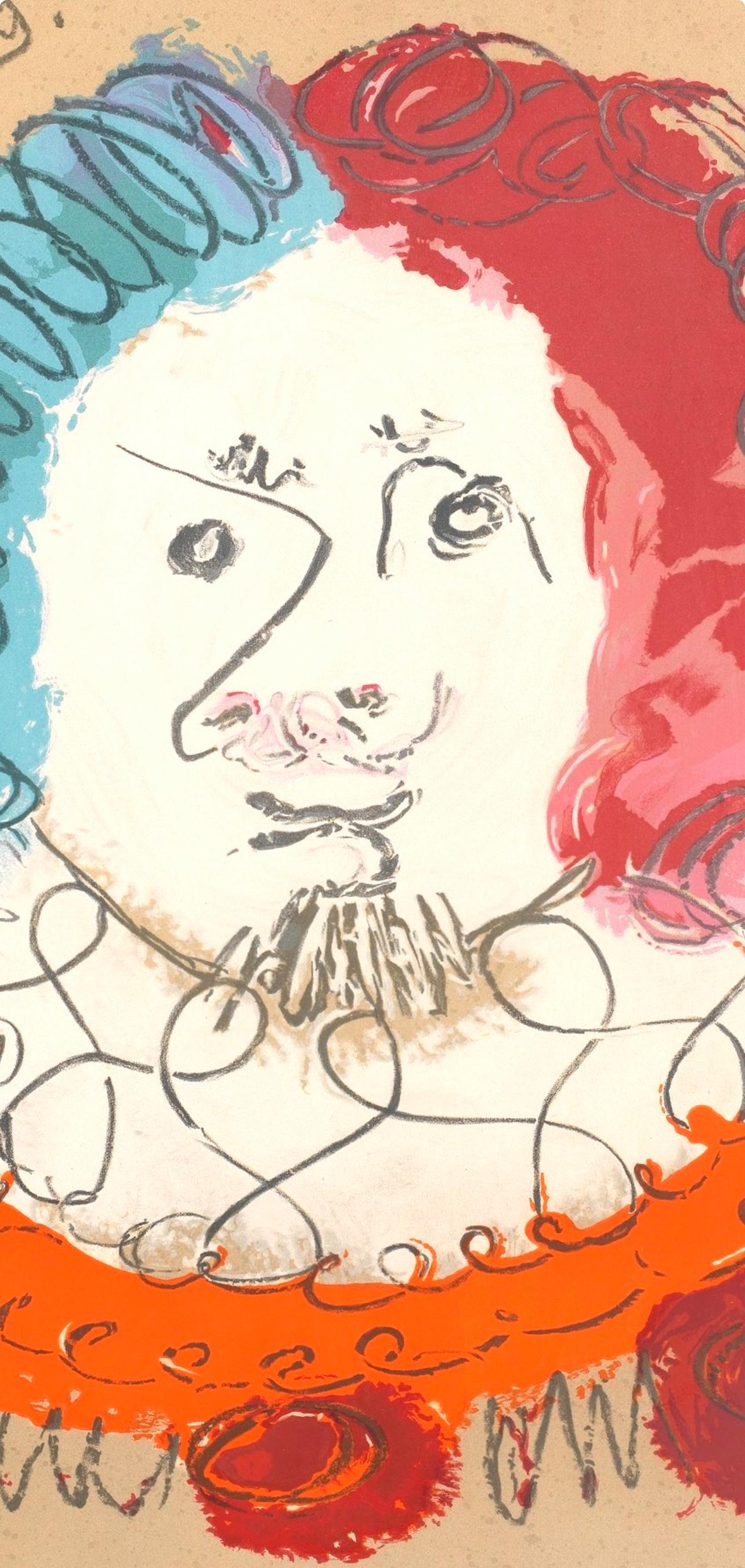 Picasso, Composition (Orozco 207-261), Vingt-Neuf Portraits Imaginaires (d'après) - Print de Pablo Picasso