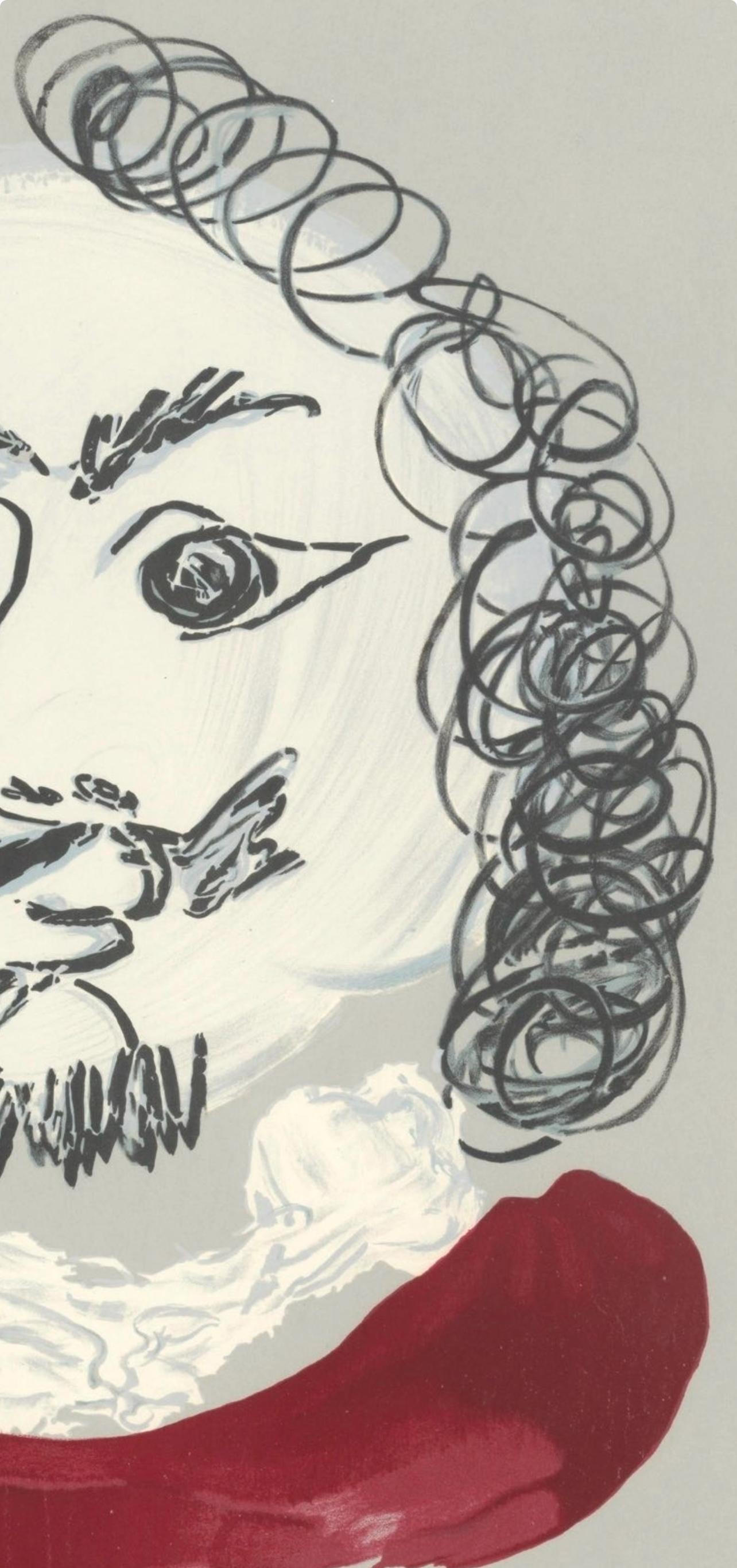 Picasso, Composition (Orozco 207-261), Vingt-Neuf Portraits Imaginaires (after) - Cubist Print by Pablo Picasso
