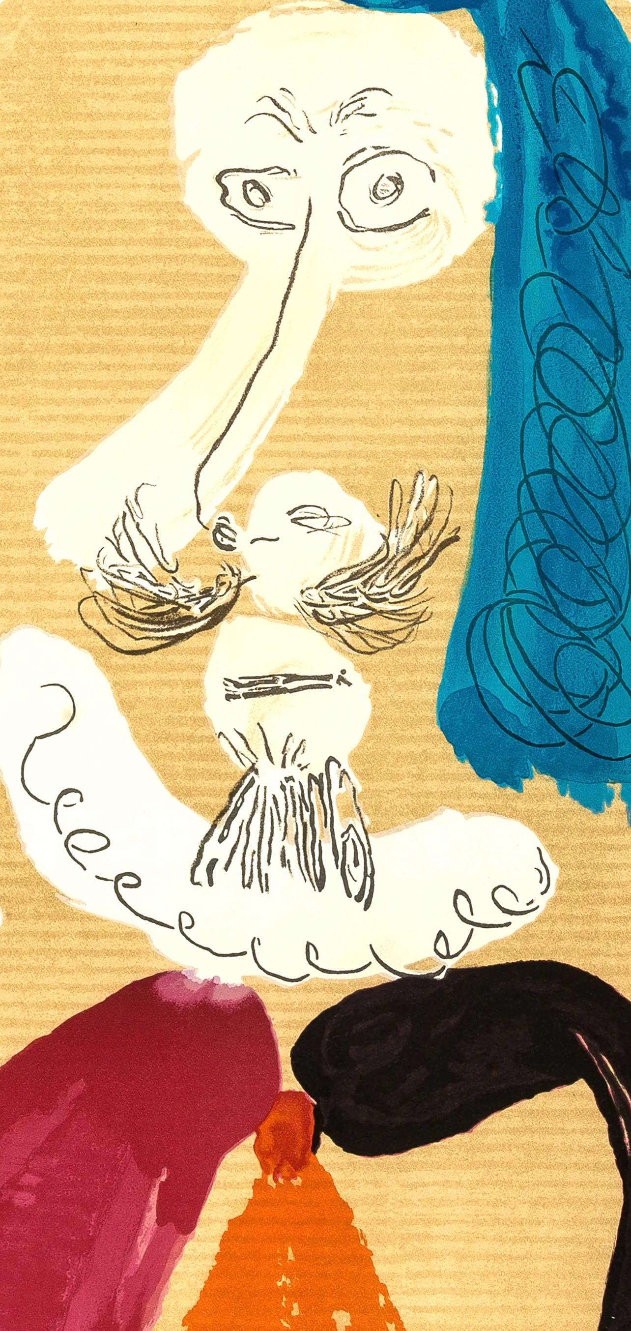 Picasso, Composition (Orozco 207-261), Vingt-Neuf Portraits Imaginaires (after) - Cubist Print by Pablo Picasso