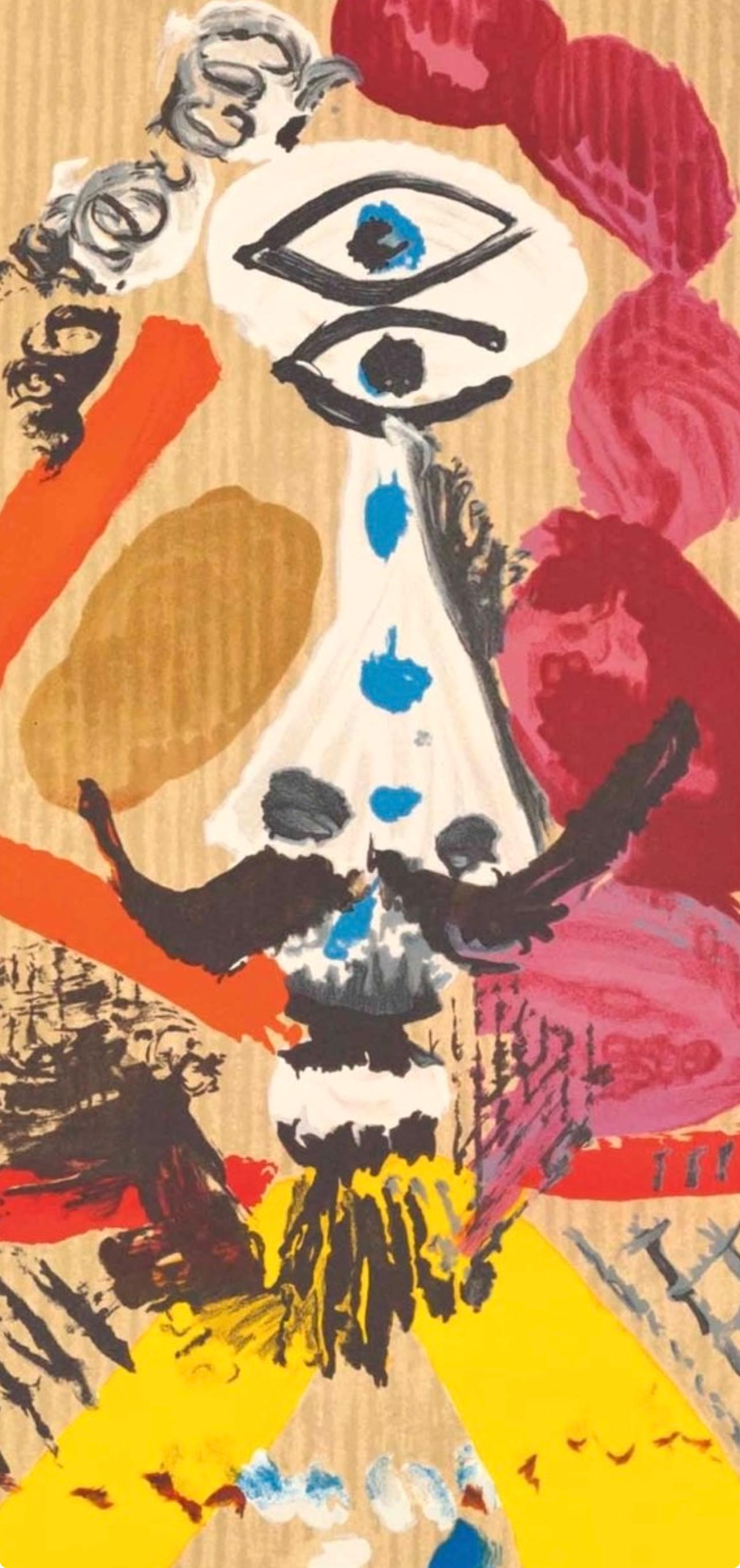 Litografia su carta vélin d'Arches. Firmato nel piatto, come da edizione. Buone condizioni. Note: Dal volume Picasso, Vingt-Neuf Portraits Imaginaires, 1969. Pubblicato da Éditions Cercle d'Art, Parigi; reso da Marcel Salinas, Parigi; stampato da