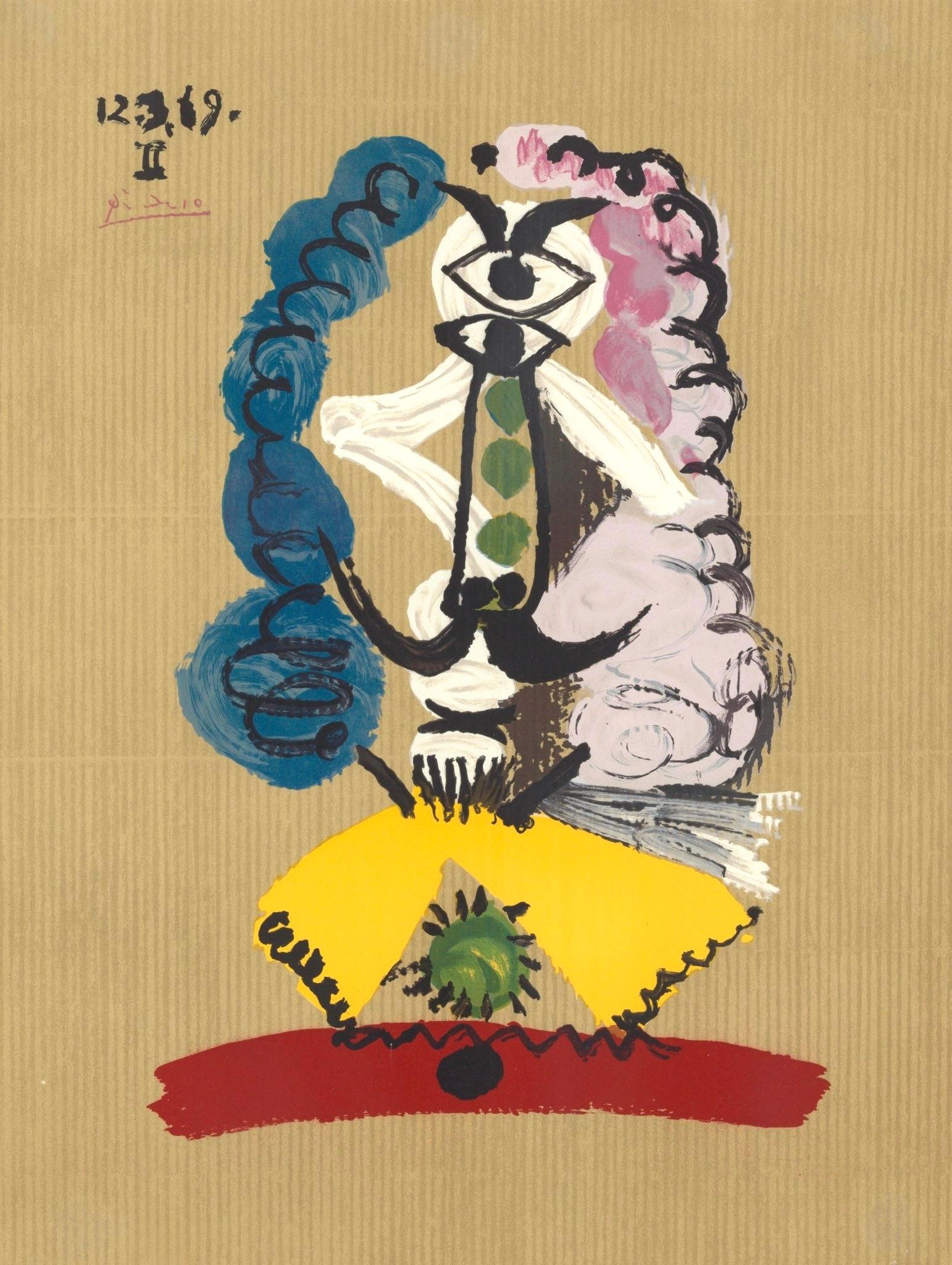 Picasso, Composition (Orozco 207-261), Vingt-Neuf Portraits Imaginaires (after) For Sale 1