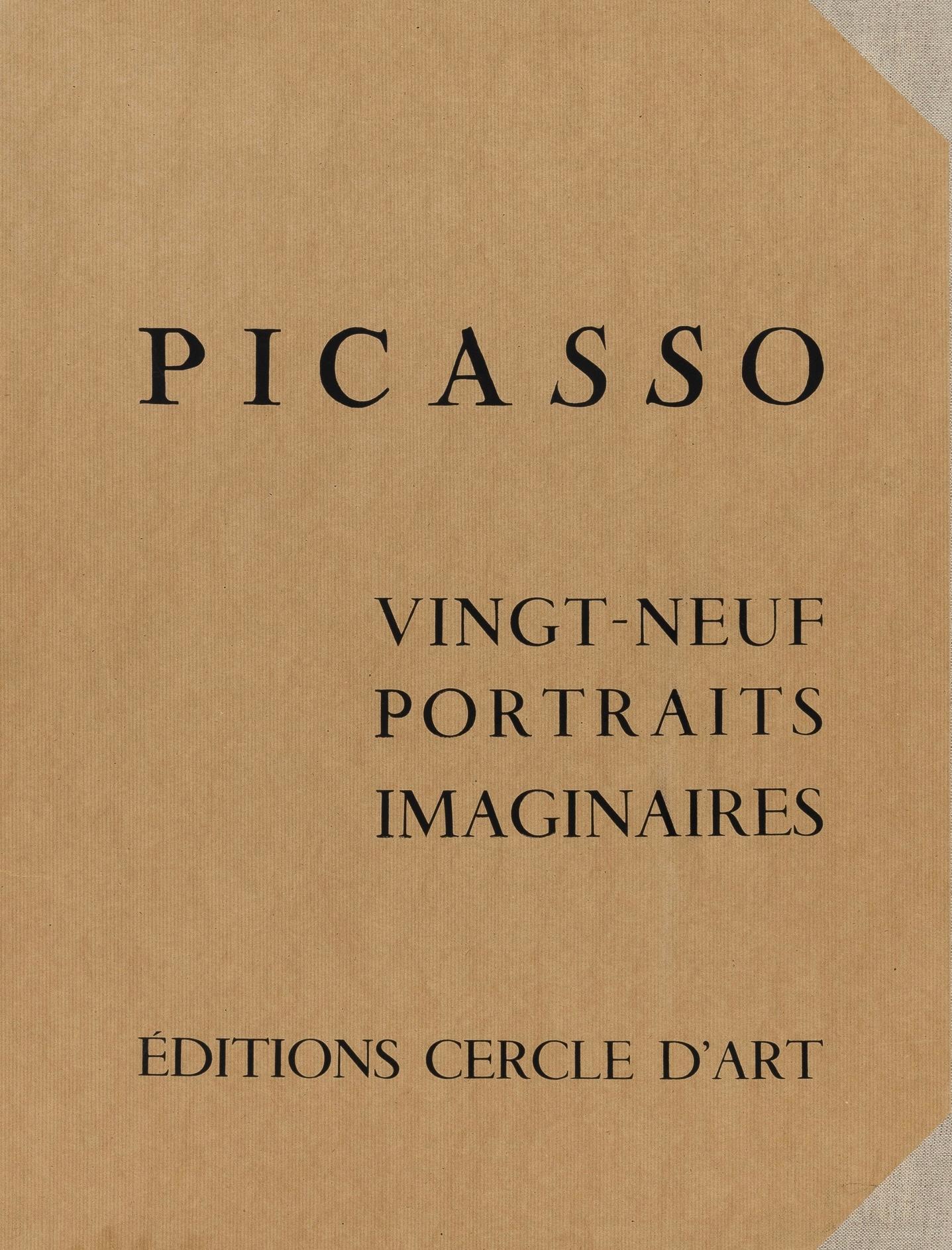 Picasso, Composition (Orozco 207-261), Vingt-Neuf Portraits Imaginaires (after) For Sale 2