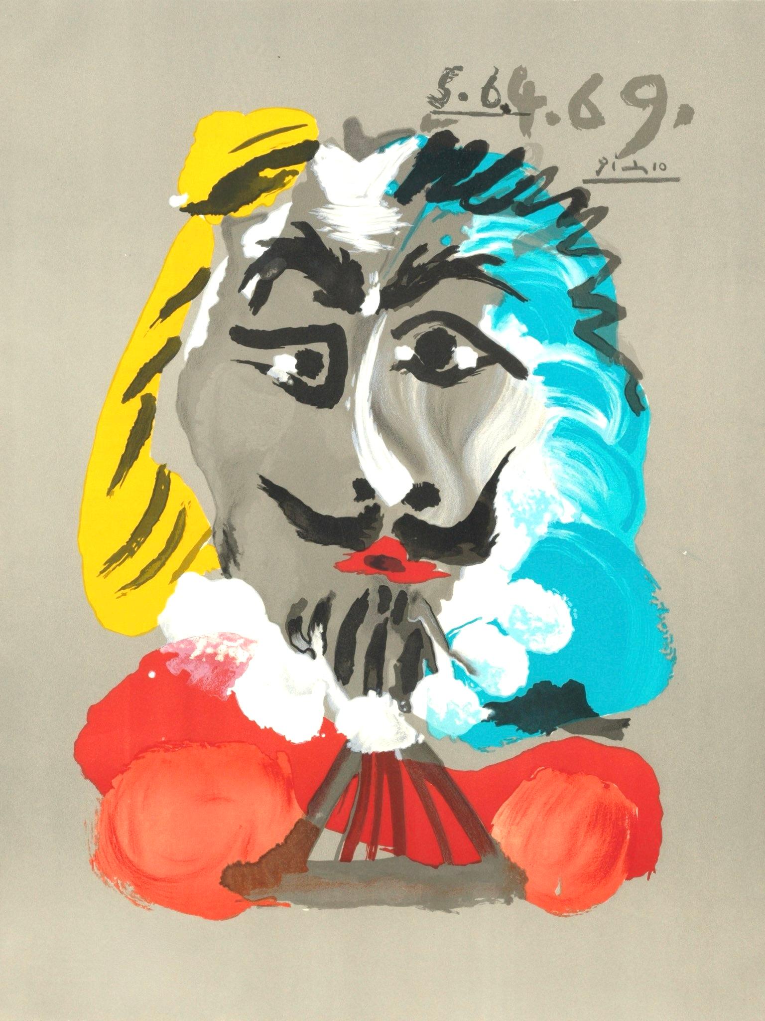 Picasso, Composition (Orozco 207-261), Vingt-Neuf Portraits Imaginaires (after) For Sale 2