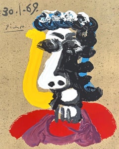 Picasso, Composition (Orozco 207-261), Vingt-Neuf Portraits Imaginaires (after)