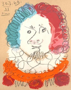 Picasso, Composition (Orozco 207-261), Vingt-Neuf Portraits Imaginaires (after)