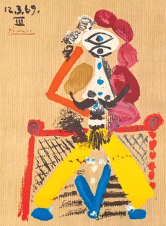 Picasso, Composition (Orozco 207-261), Vingt-Neuf Portraits Imaginaires (after)