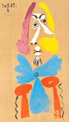 Picasso, Composition (Orozco 207-261), Vingt-Neuf Portraits Imaginaires (after)