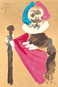 Picasso, Composition (Orozco 207-261), Vingt-Neuf Portraits Imaginaires (after)