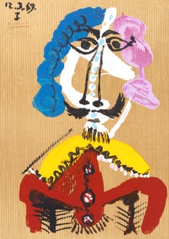 Picasso, Composition (Orozco 207-261), Vingt-Neuf Portraits Imaginaires (after)