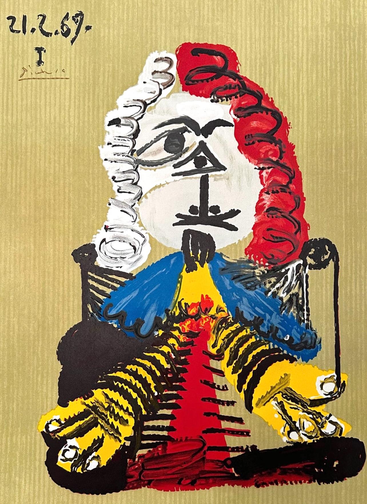Pablo Picasso Figurative Print - Picasso, Composition (Orozco 207-261), Vingt-Neuf Portraits Imaginaires (after)