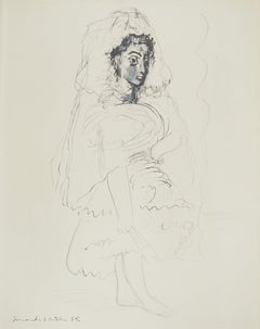 Picasso, Composición (Orozco 238), Picasso, La flauta doble (después)