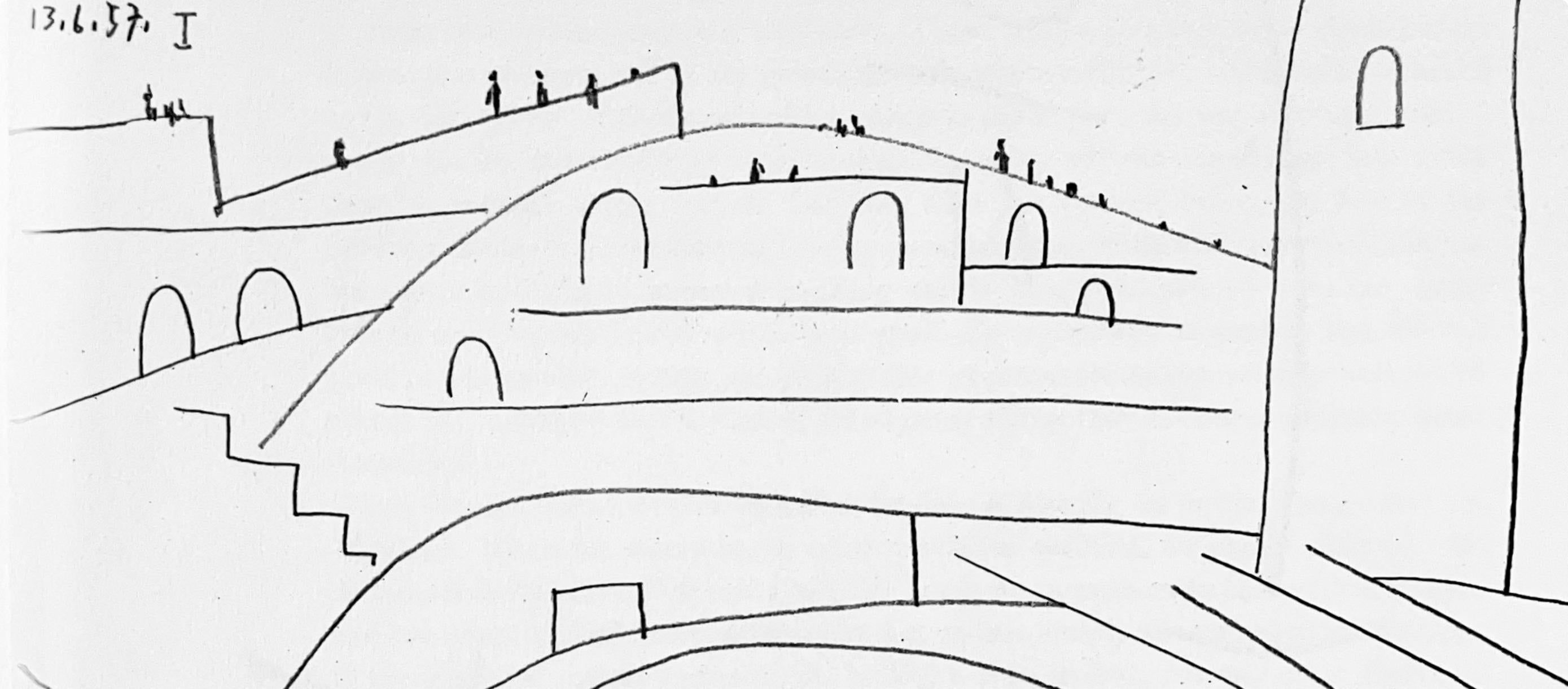 Picasso, Composition, Pablo Picasso, Toros Y Toreros (after) For Sale 1