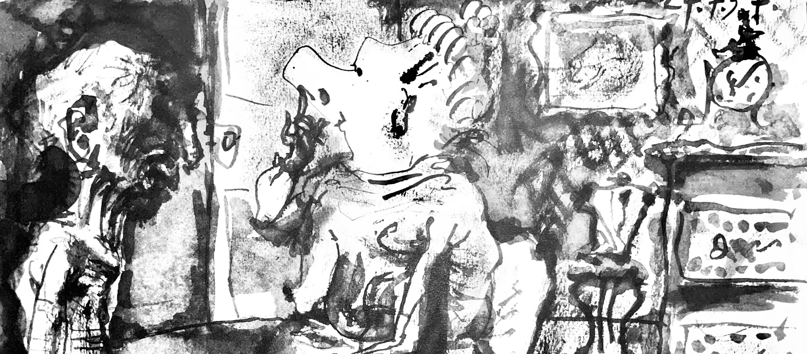 Picasso, Composition, Pablo Picasso, Toros Y Toreros (after) For Sale 1