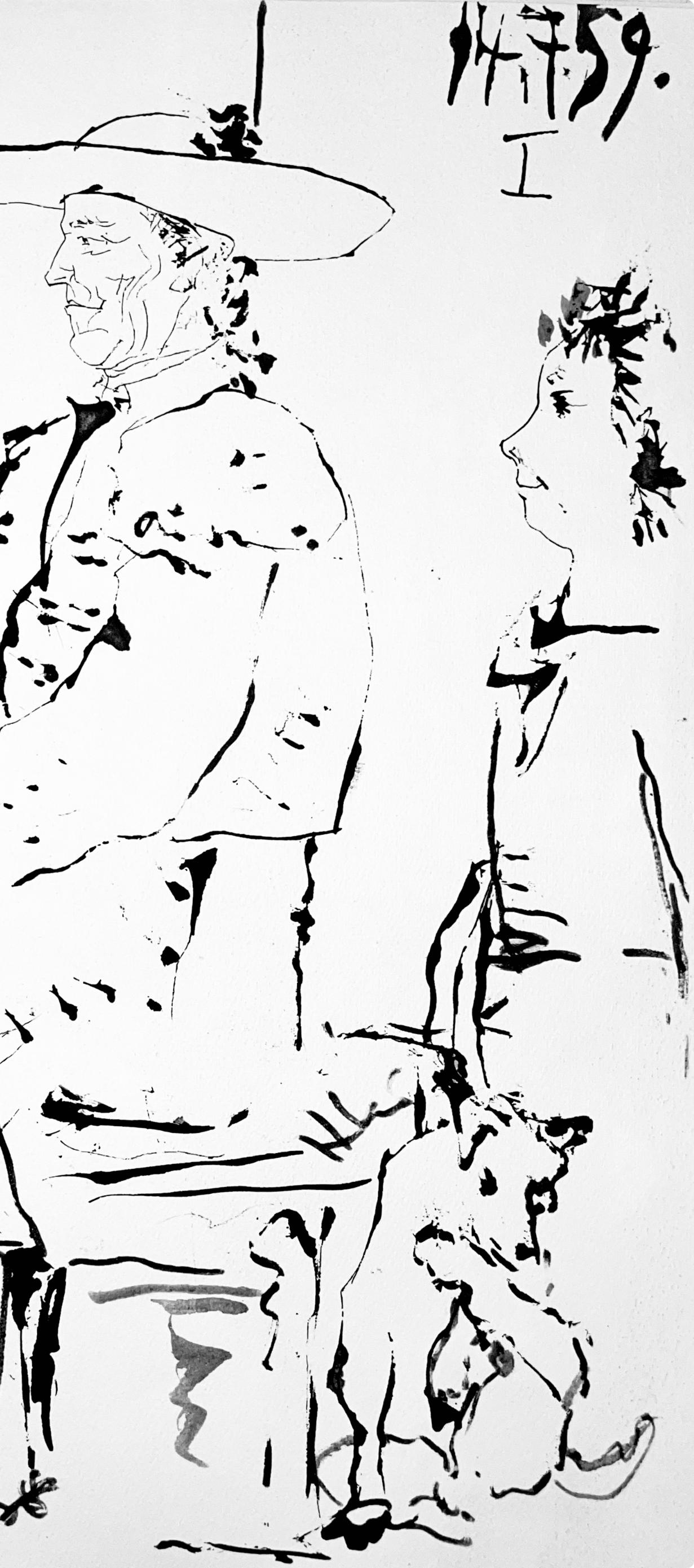 Picasso, Composition, Pablo Picasso, Toros Y Toreros (after) For Sale 1