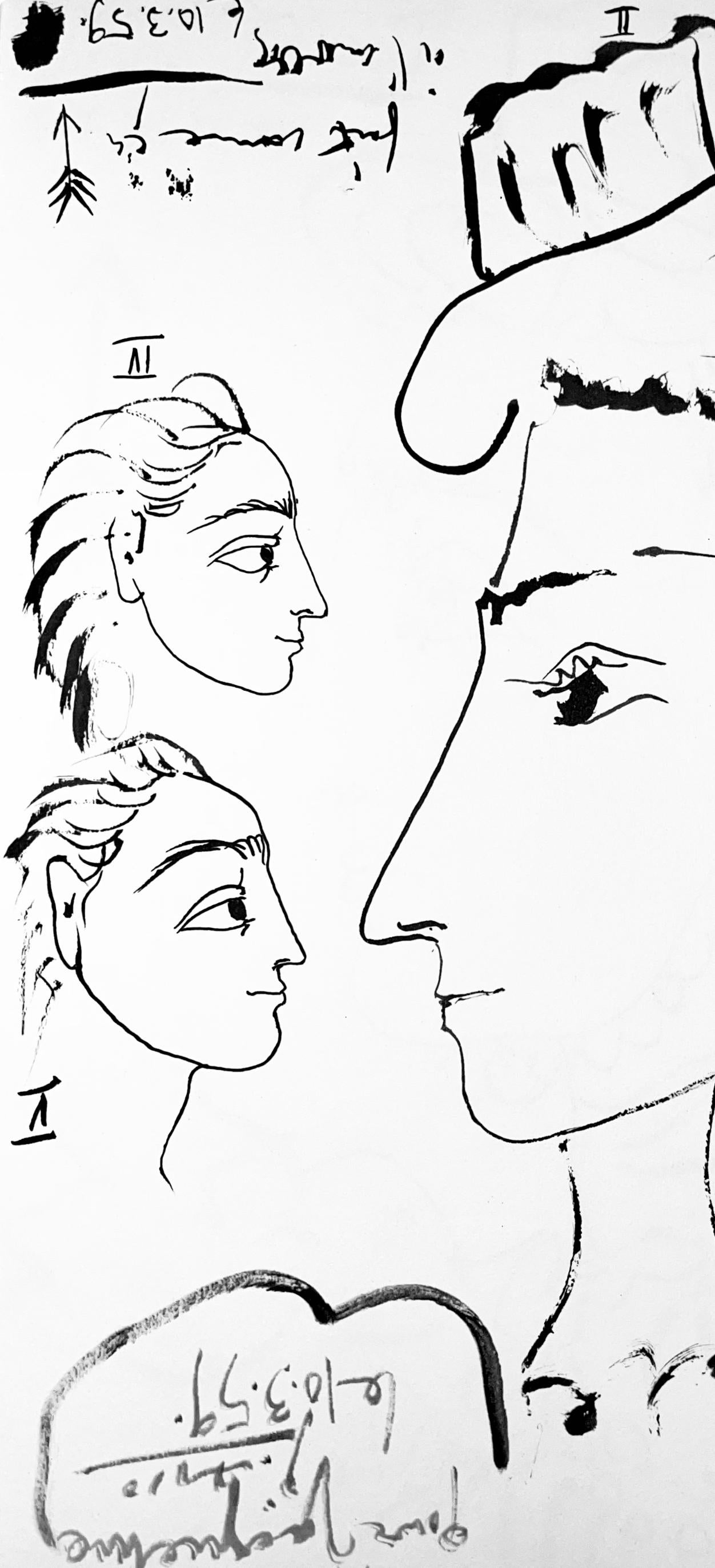 Picasso, Composition, Pablo Picasso, Toros Y Toreros (after) For Sale 1