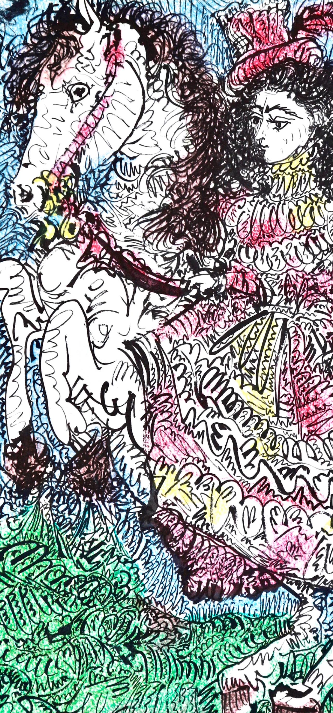 Picasso, Composition, Pablo Picasso, Toros Y Toreros (after) For Sale 1