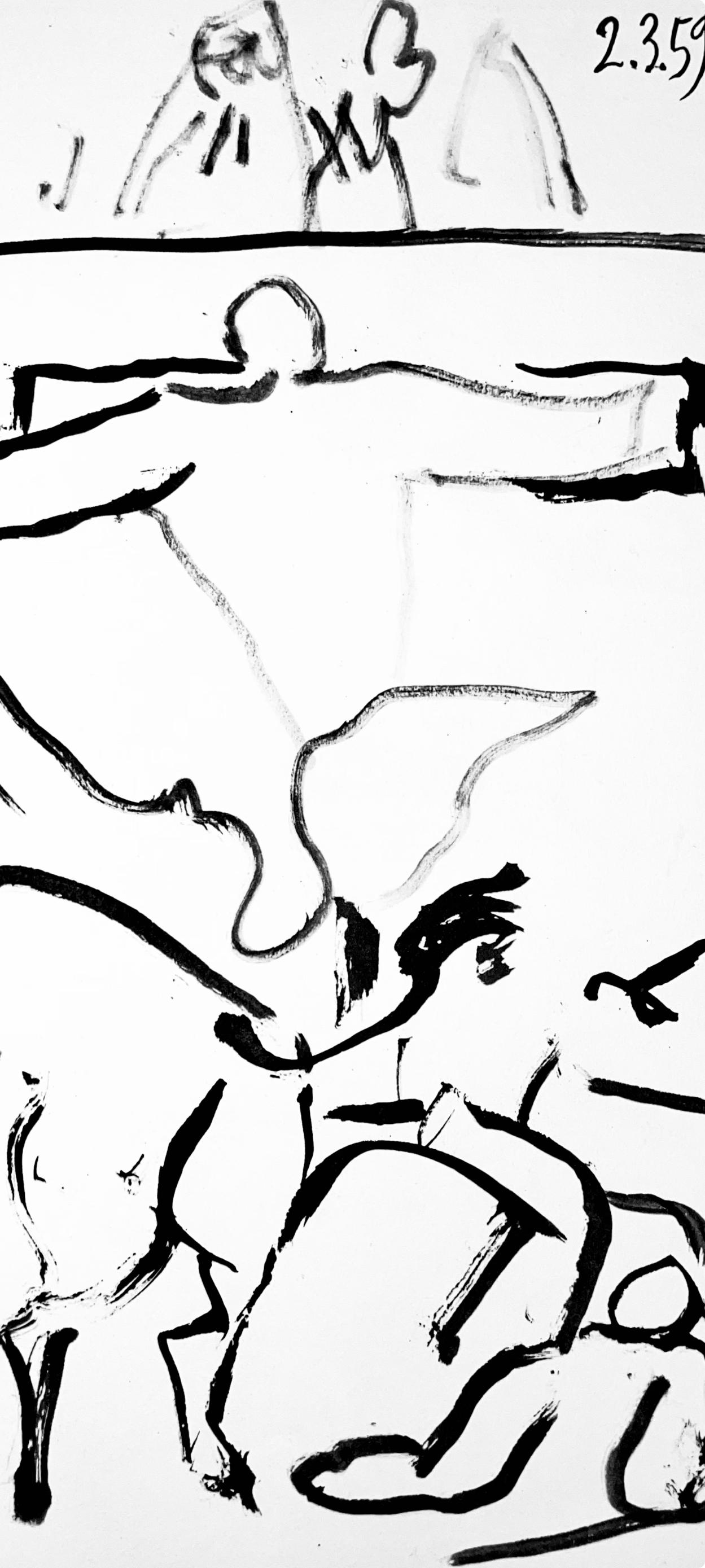 Picasso, Composition, Pablo Picasso, Toros Y Toreros (after) For Sale 2