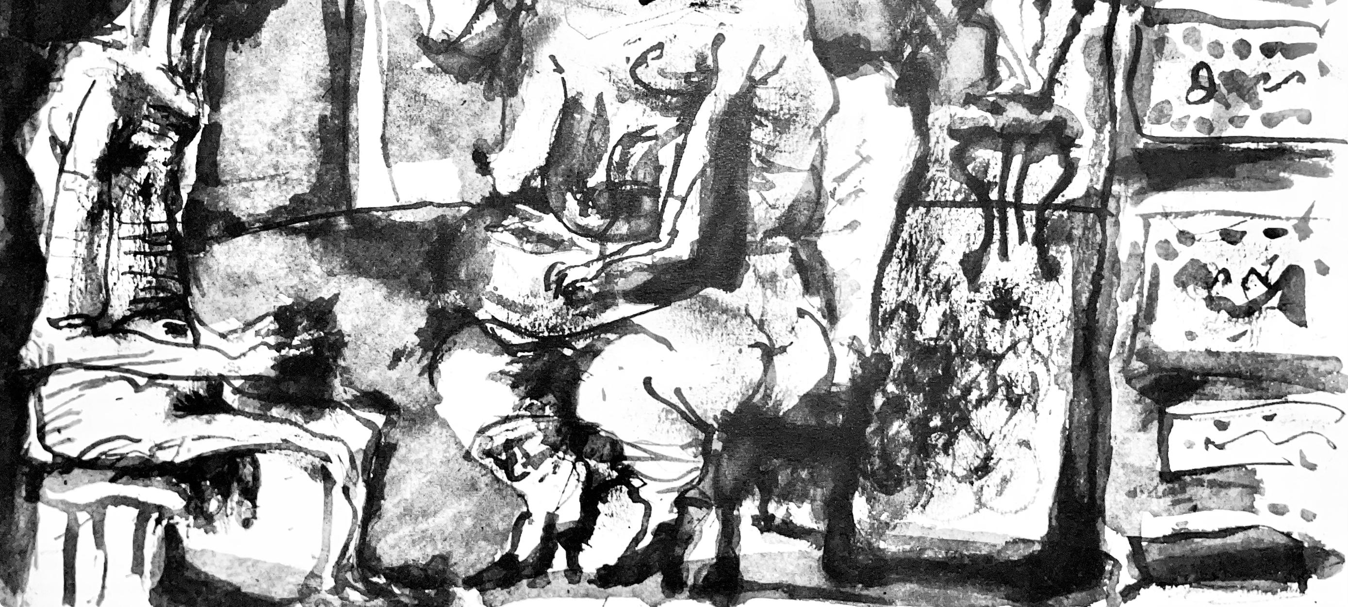 Picasso, Composition, Pablo Picasso, Toros Y Toreros (after) For Sale 3