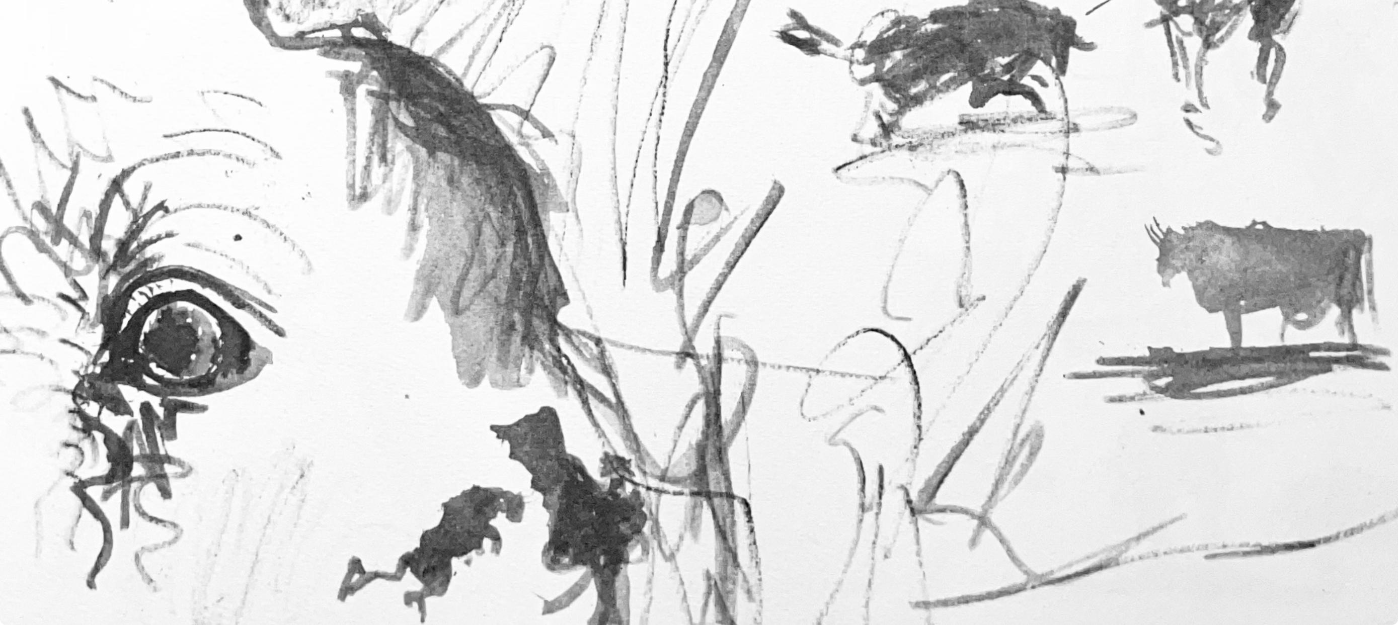 Picasso, Composition, Pablo Picasso, Toros Y Toreros (after) For Sale 3