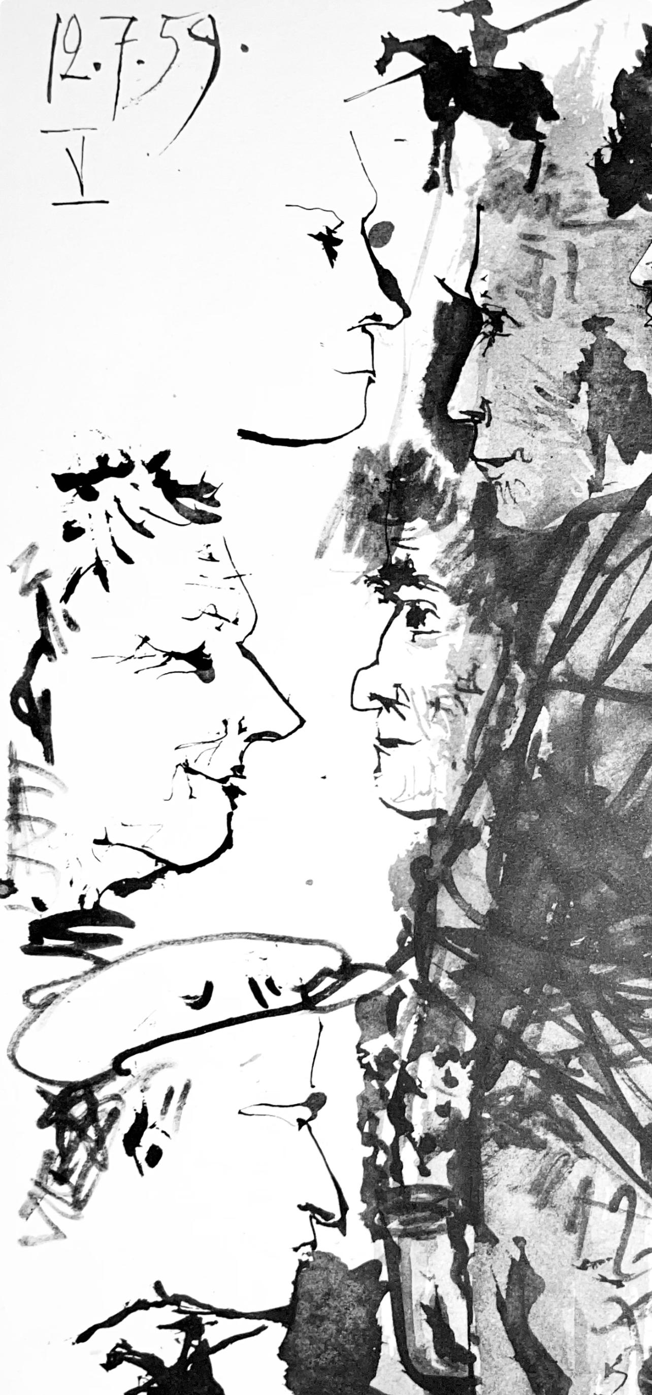 Picasso, Composition, Pablo Picasso, Toros Y Toreros (after) For Sale 3
