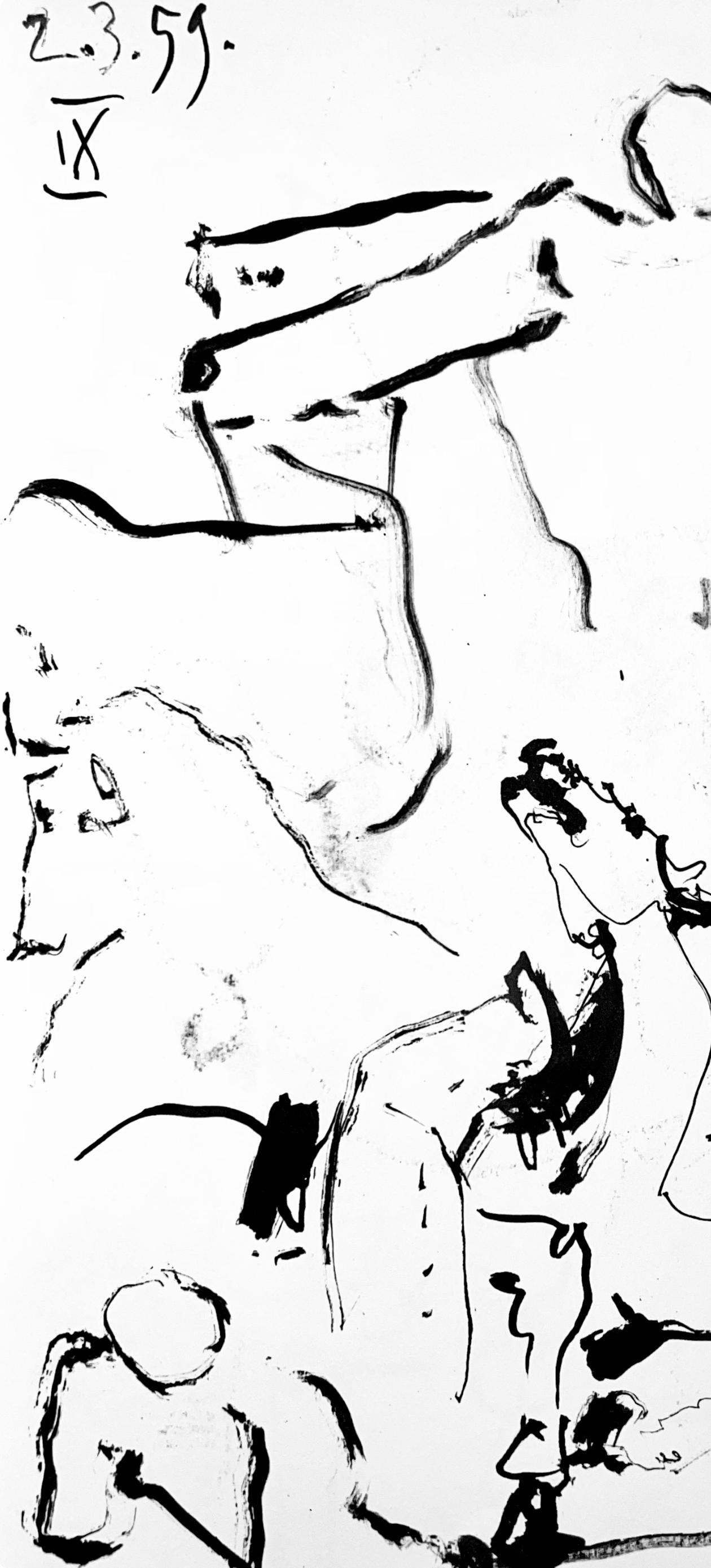 Picasso, Composition, Pablo Picasso, Toros Y Toreros (after) For Sale 3