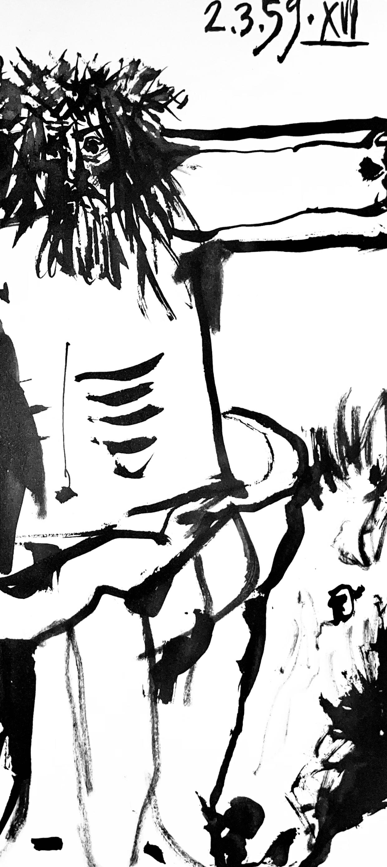 Picasso, Composition, Pablo Picasso, Toros Y Toreros (after) For Sale 3