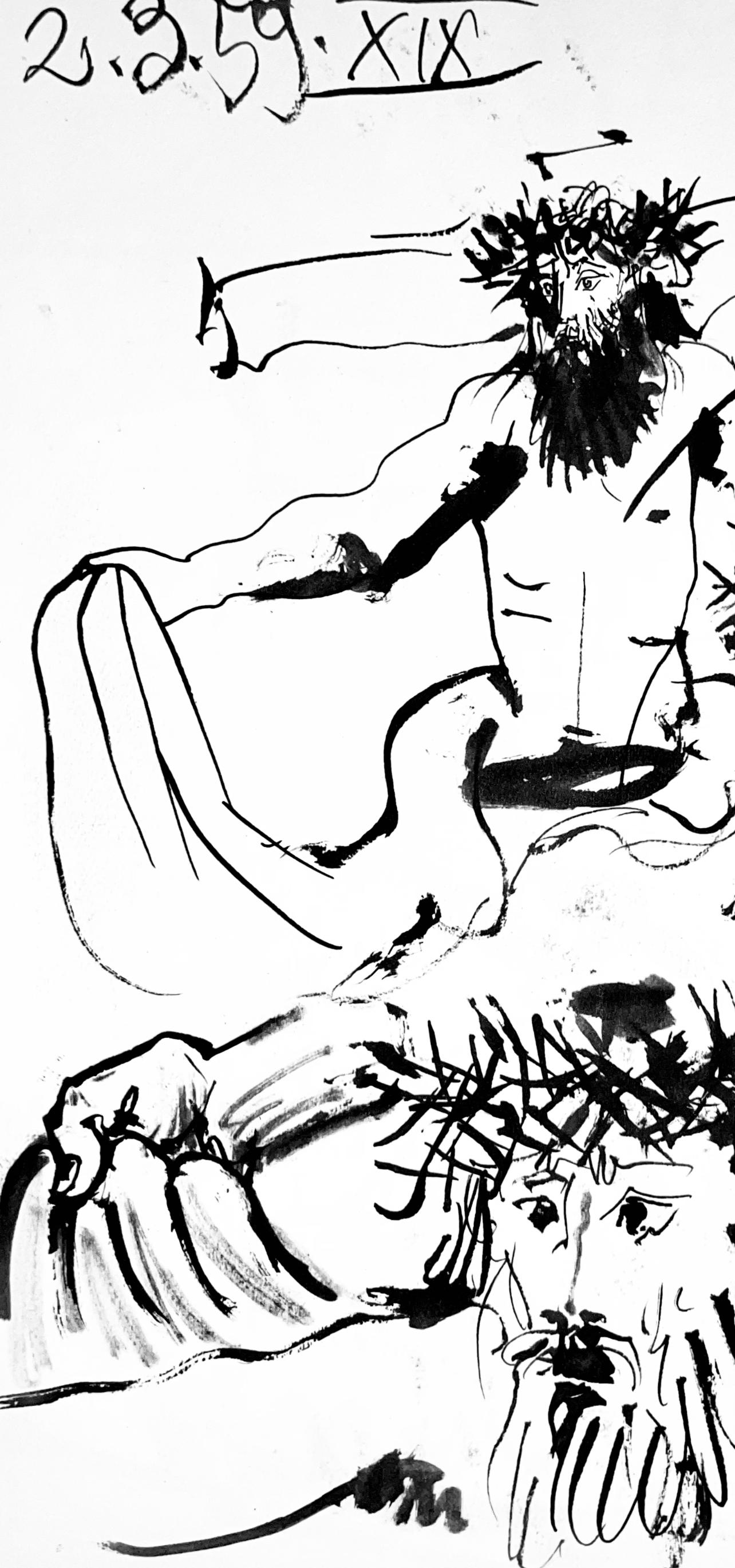 Picasso, Composition, Pablo Picasso, Toros Y Toreros (after) For Sale 3