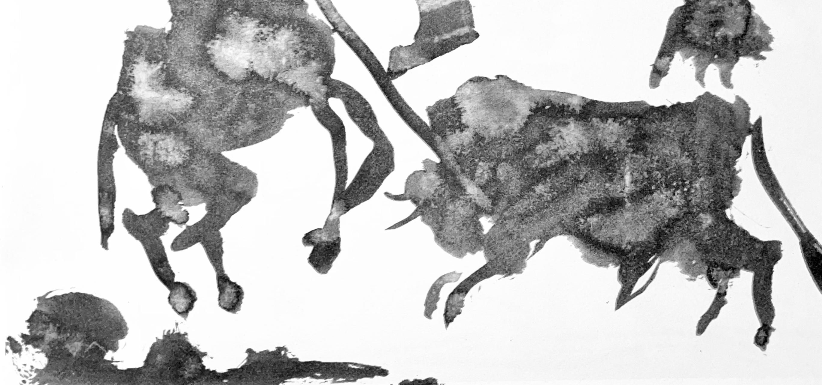 Picasso, Composition, Pablo Picasso, Toros Y Toreros (after) For Sale 3