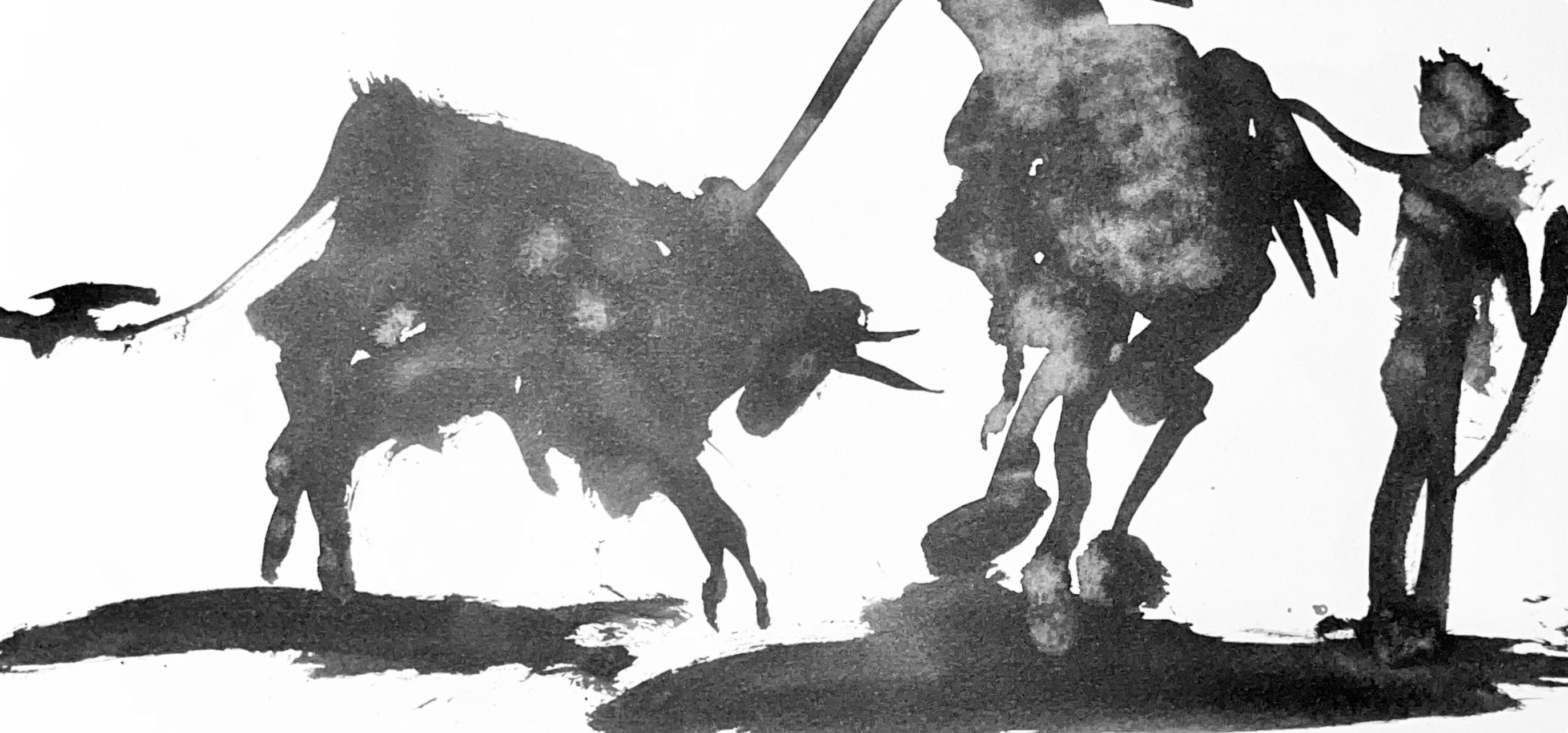 Picasso, Composition, Pablo Picasso, Toros Y Toreros (after) For Sale 3