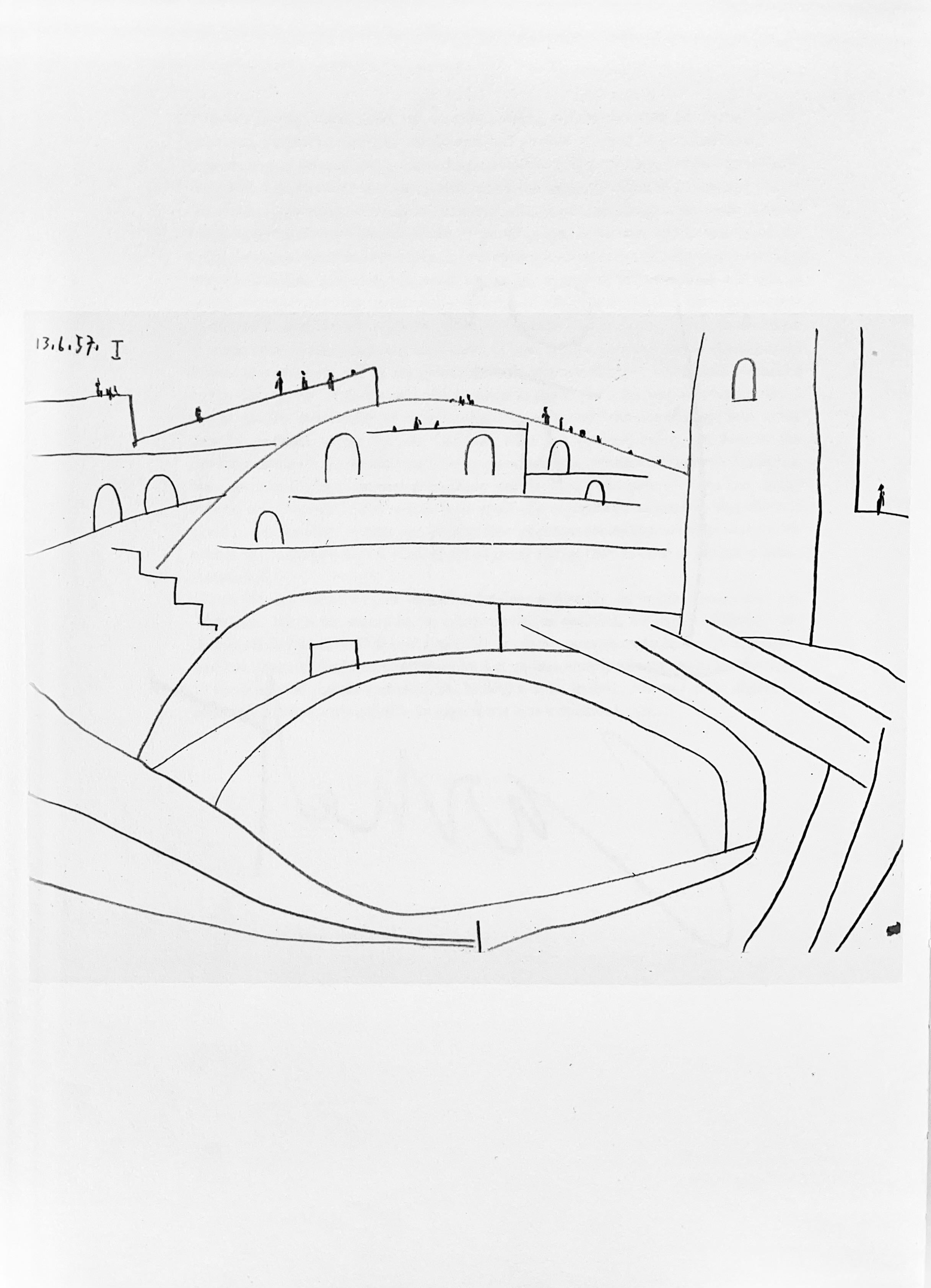 Picasso, Composition, Pablo Picasso, Toros Y Toreros (after) For Sale 4