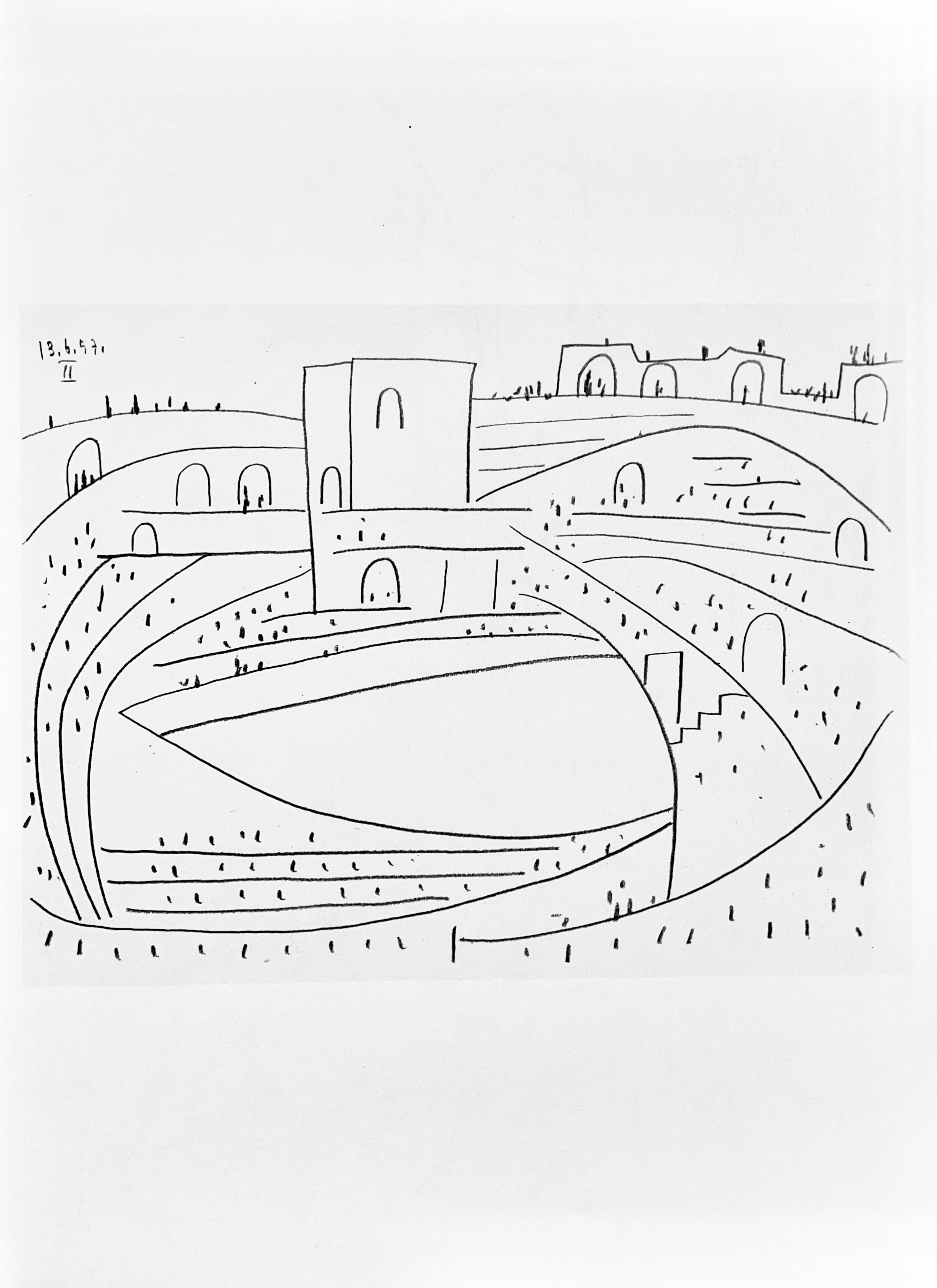 Picasso, Composition, Pablo Picasso, Toros Y Toreros (after) For Sale 4