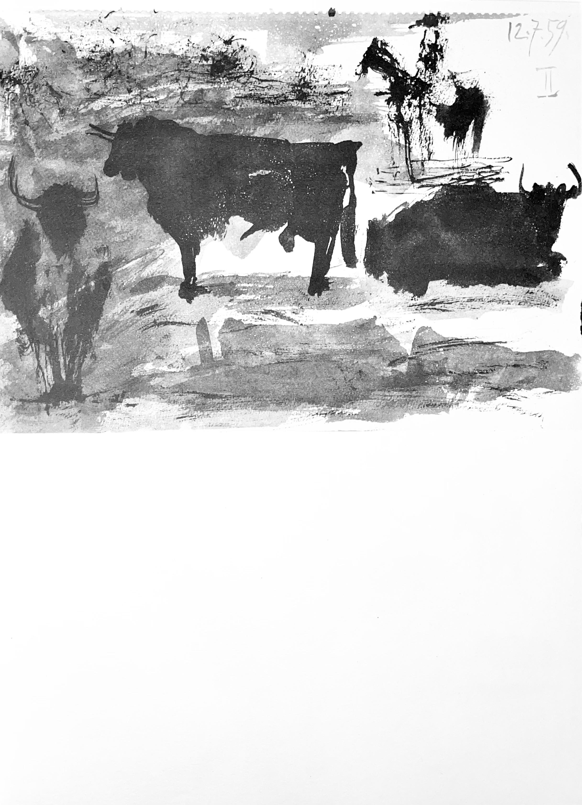 Picasso, Composition, Pablo Picasso, Toros Y Toreros (after) For Sale 4