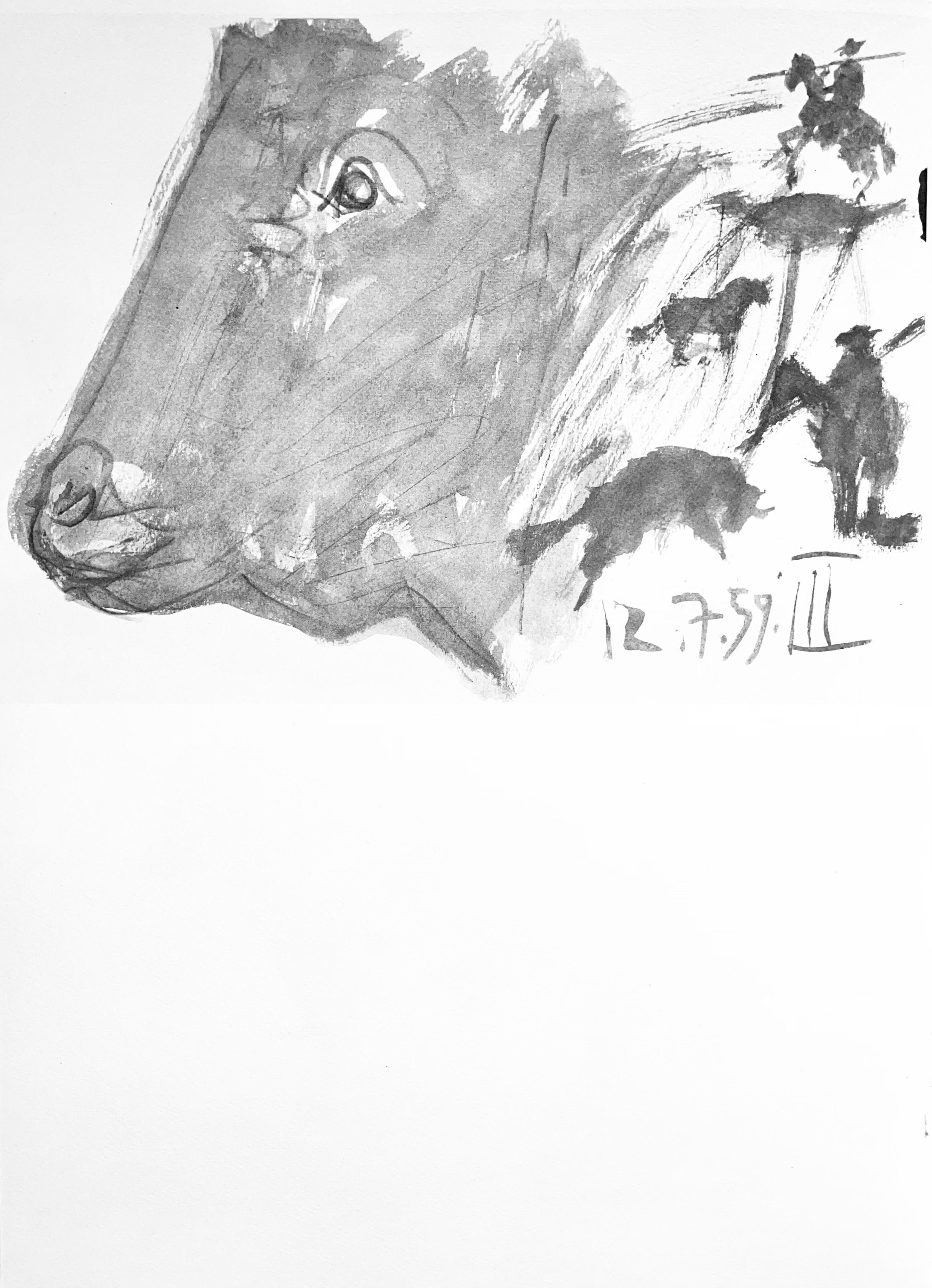Picasso, Composition, Pablo Picasso, Toros Y Toreros (after) For Sale 4