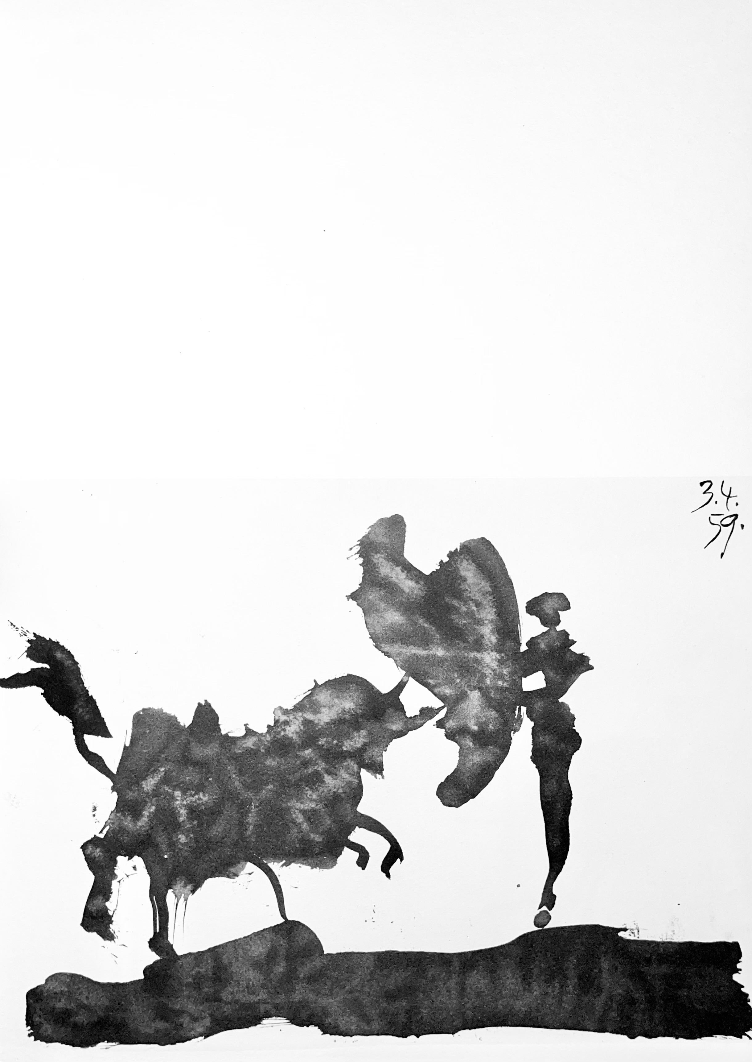 Picasso, Composition, Pablo Picasso, Toros Y Toreros (after) For Sale 4