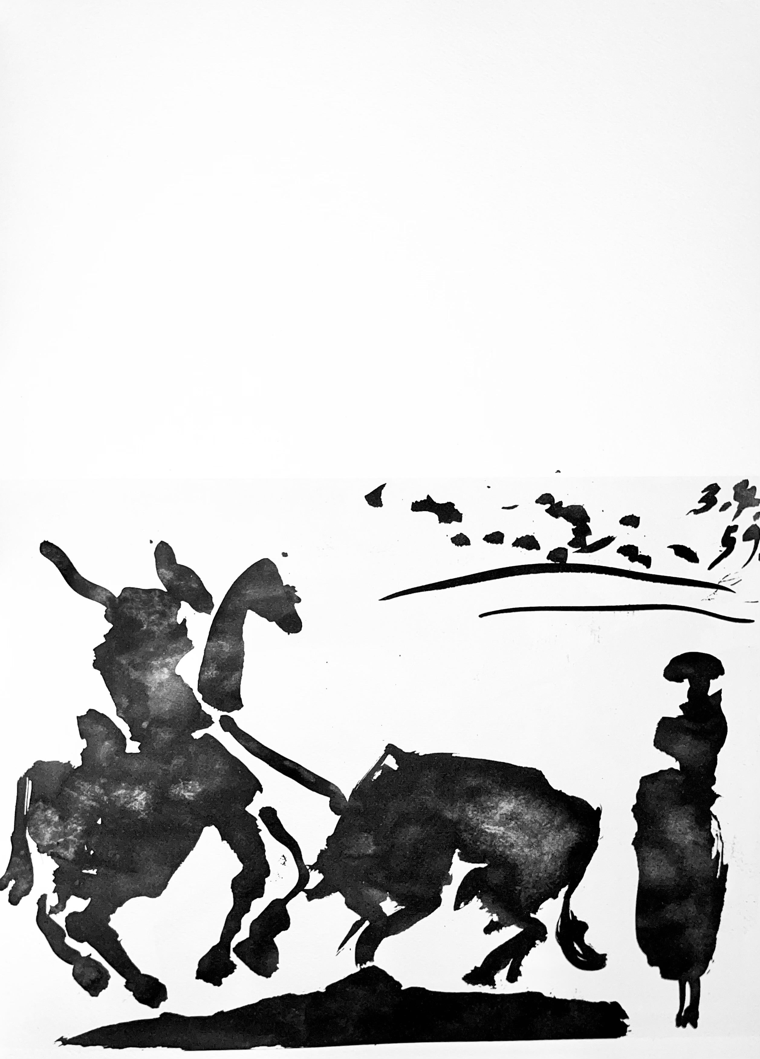 Picasso, Composition, Pablo Picasso, Toros Y Toreros (after) For Sale 4