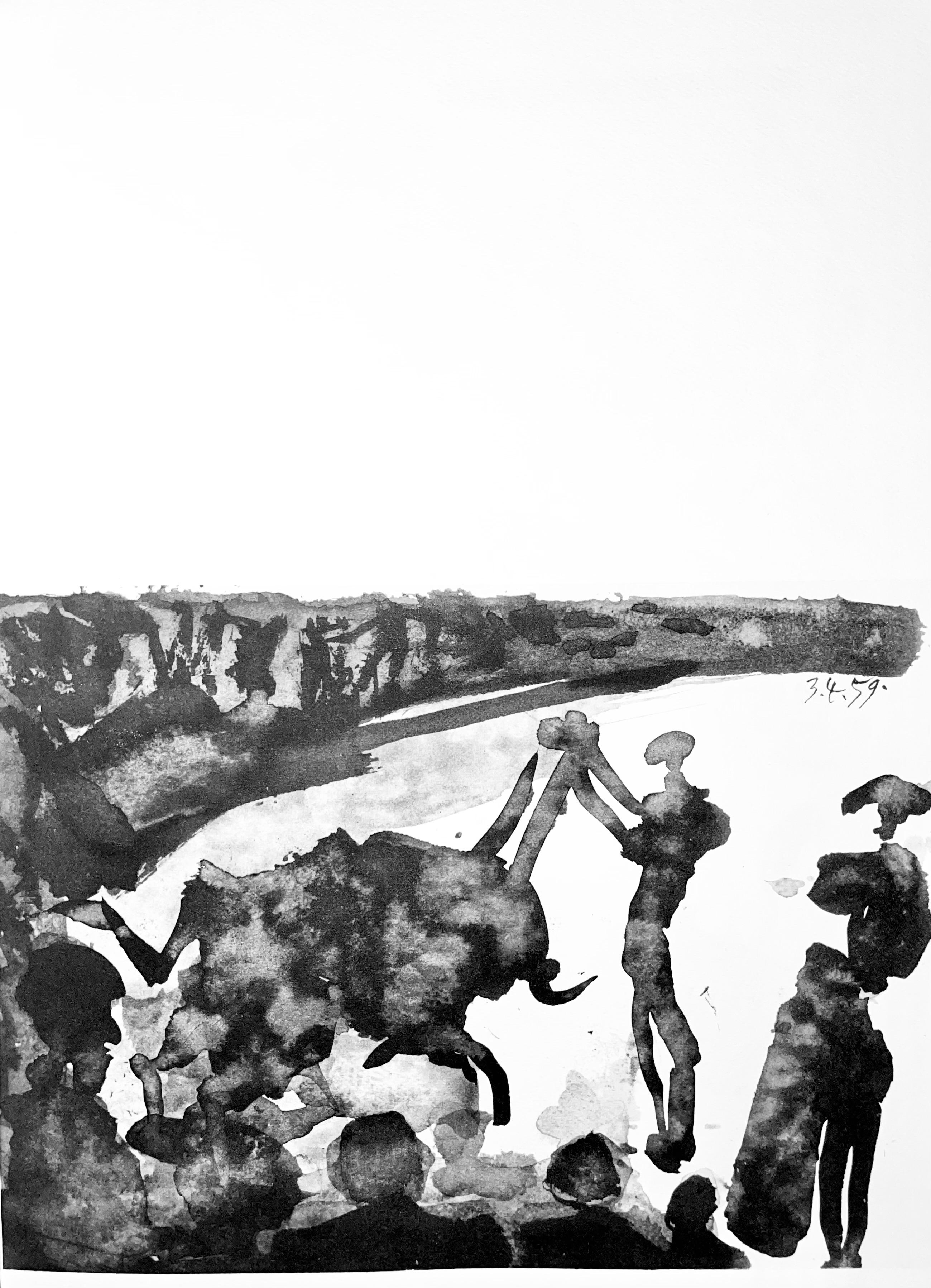 Picasso, Composition, Pablo Picasso, Toros Y Toreros (after) For Sale 4