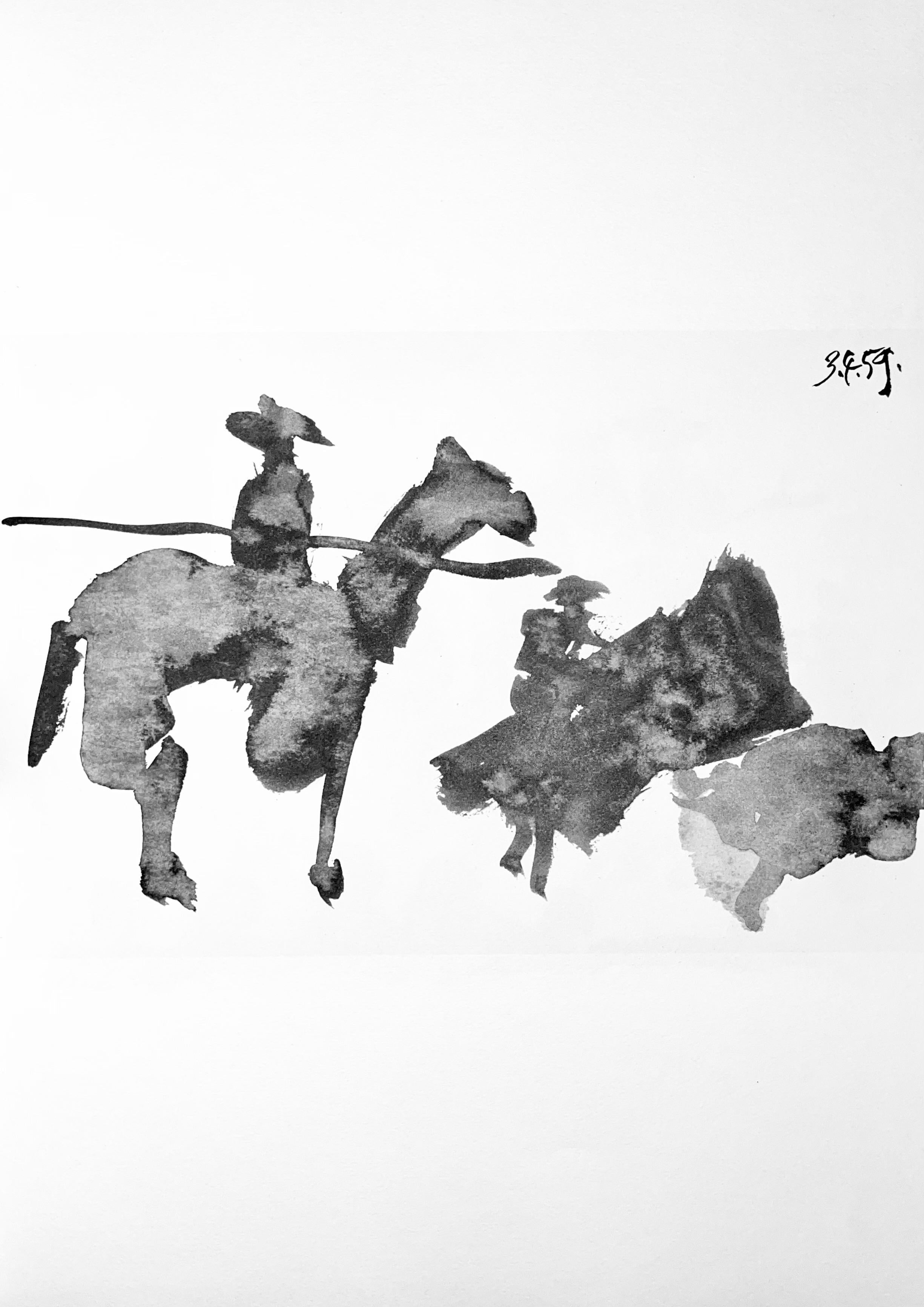 Picasso, Composition, Pablo Picasso, Toros Y Toreros (after) For Sale 4