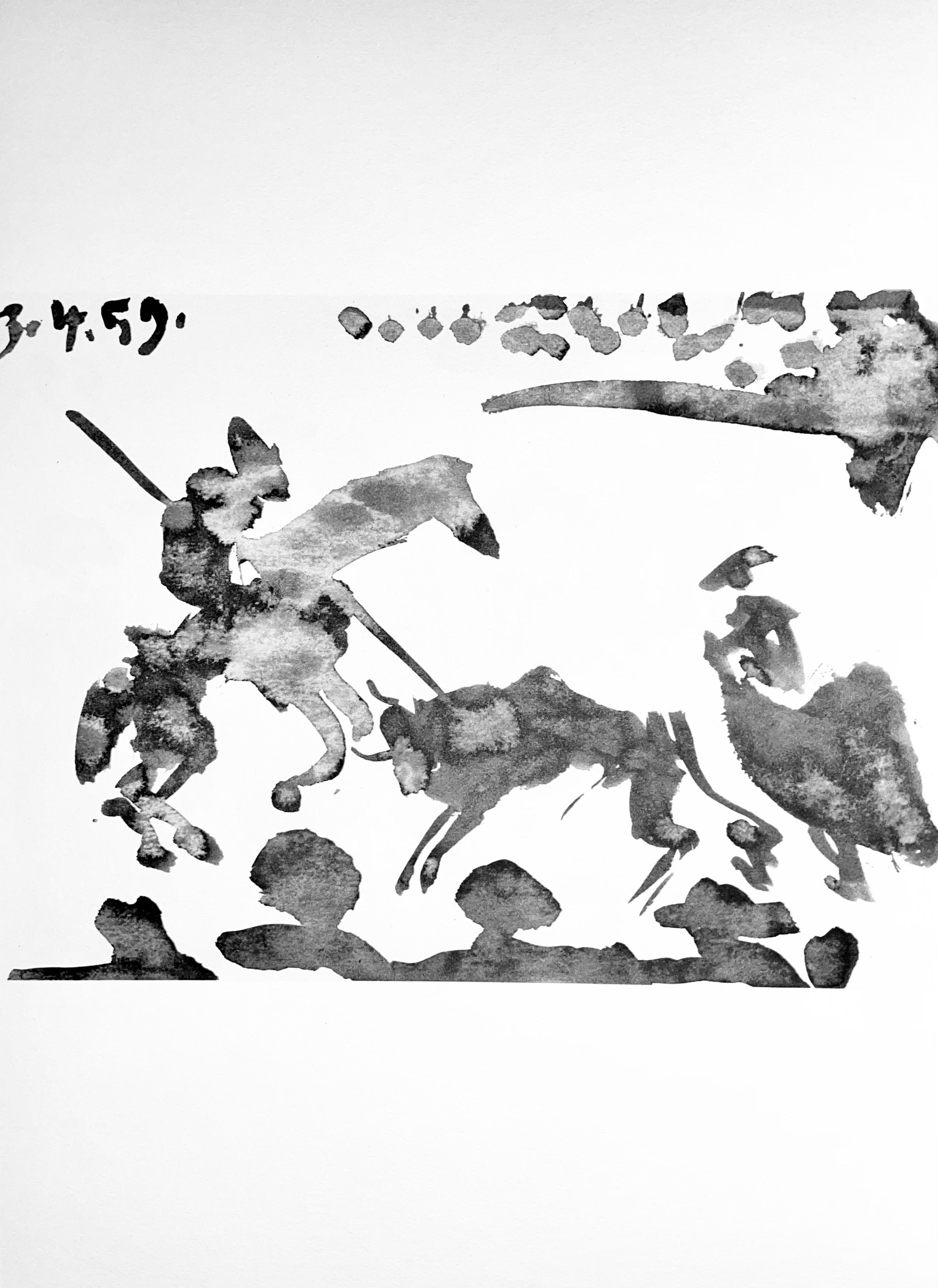 Picasso, Composition, Pablo Picasso, Toros Y Toreros (after) For Sale 4