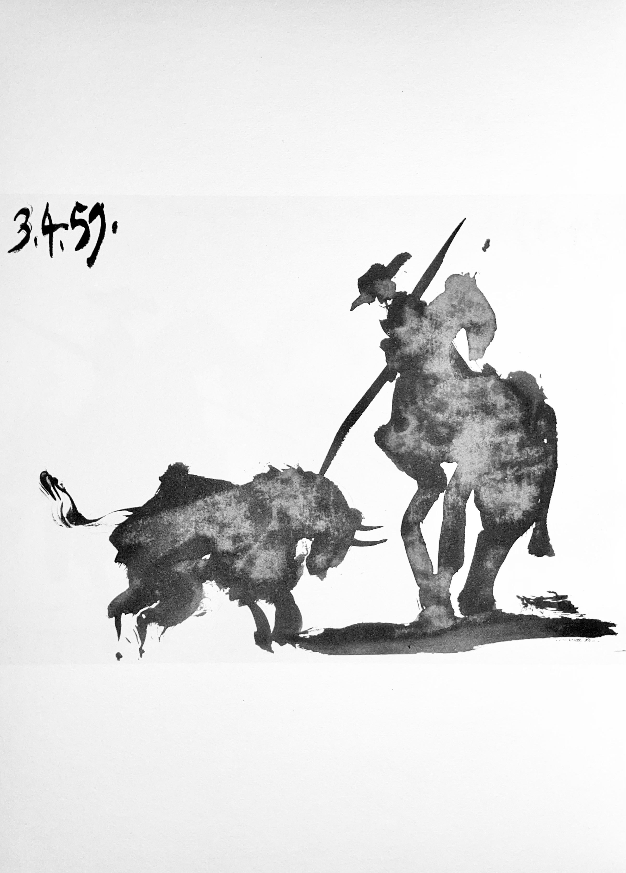 Picasso, Composition, Pablo Picasso, Toros Y Toreros (after) For Sale 4