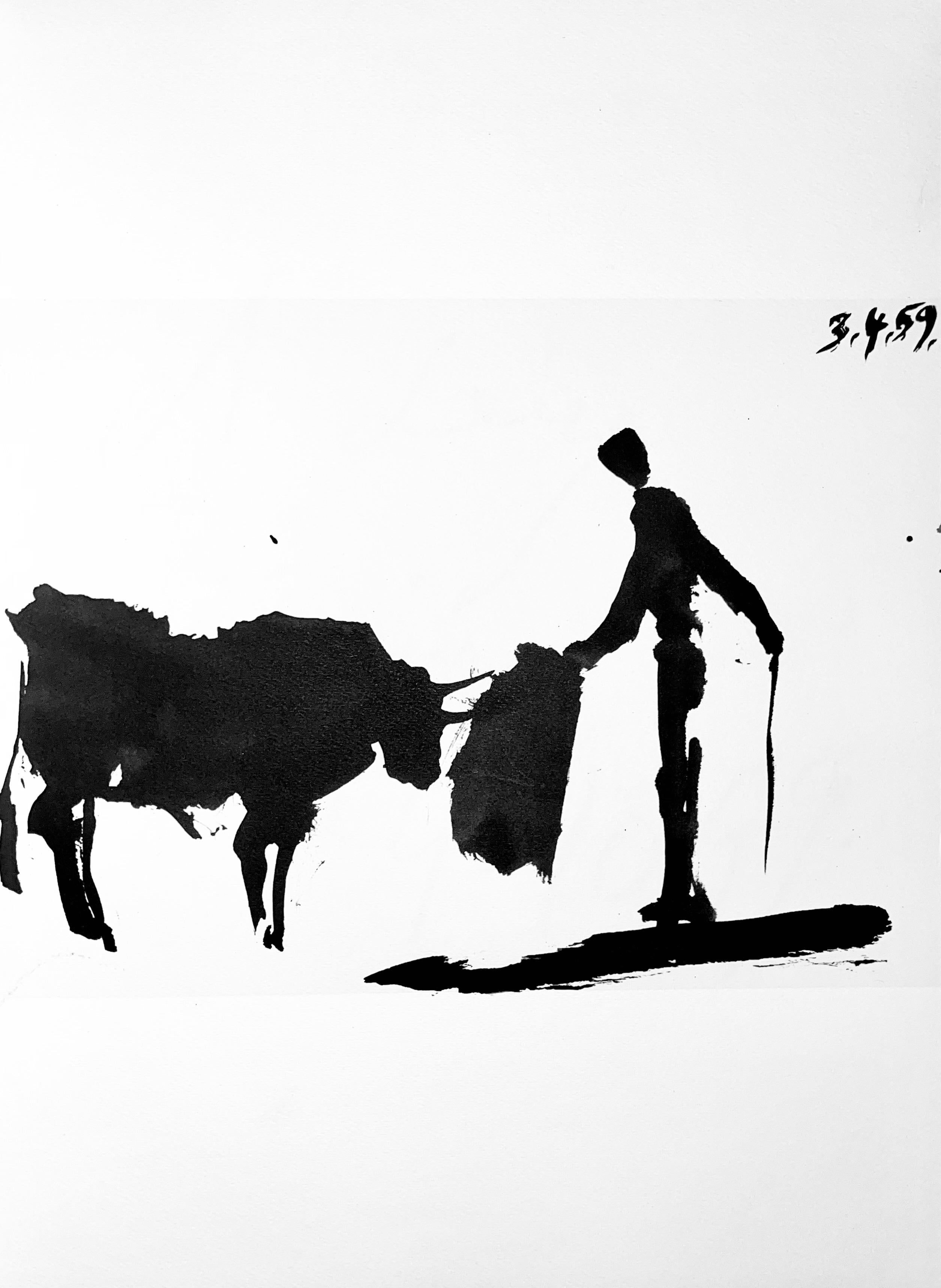 Picasso, Composition, Pablo Picasso, Toros Y Toreros (after) For Sale 4