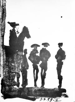 Picasso, Composition, Pablo Picasso, Toros Y Toreros (after)