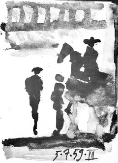 Picasso, Composition, Pablo Picasso, Toros Y Toreros (after)